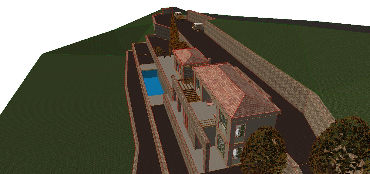 Ψηφιακός σχεδιασμός κατοικίας σε οικόπεδο προς πώληση στην Ιθάκα Περαχώρι