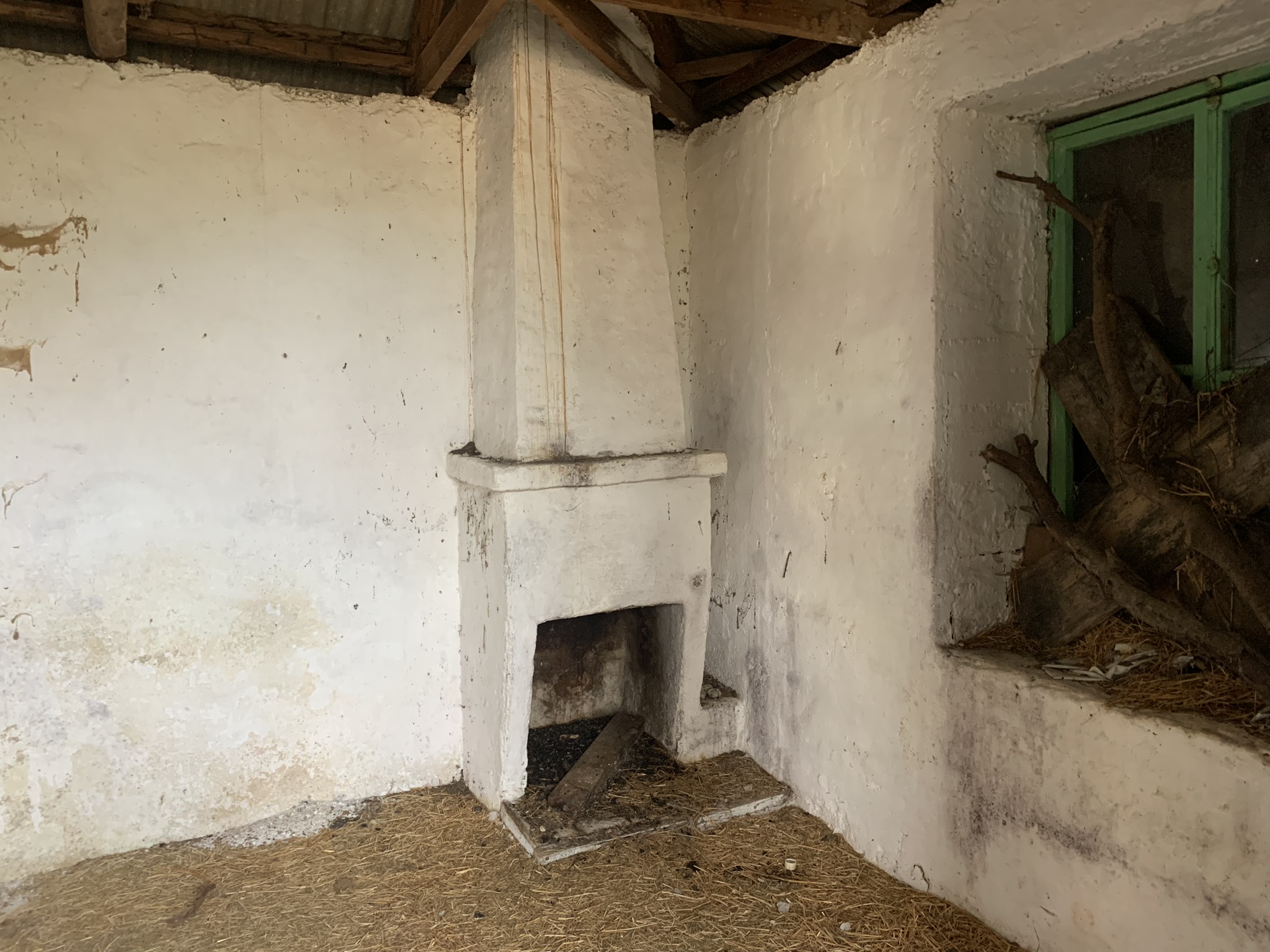 Interior of house with land for sale in Ithaca Greece, Anoghi