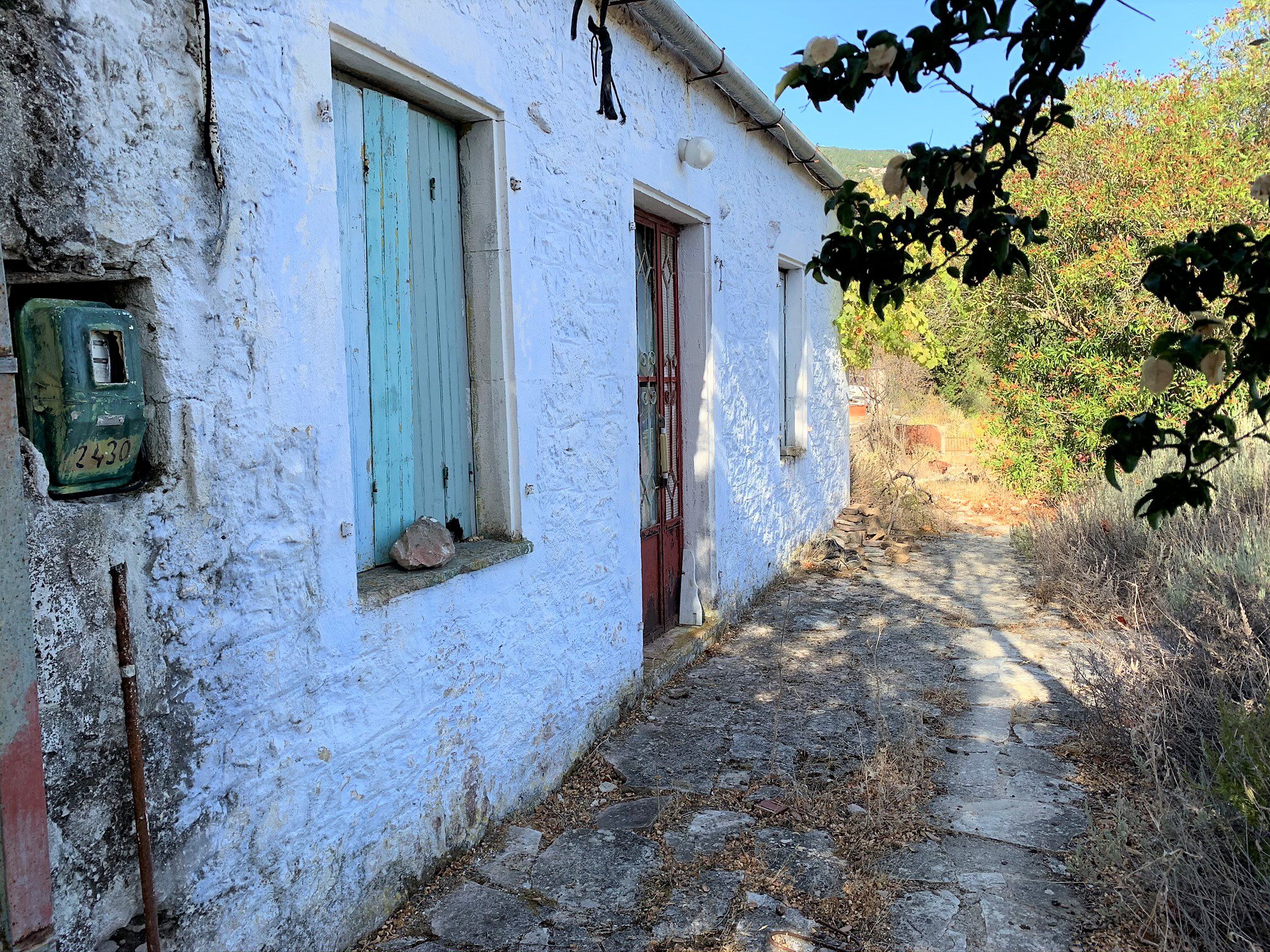 Exterior facade with house for sale in Ithaca Greece, Pilikata