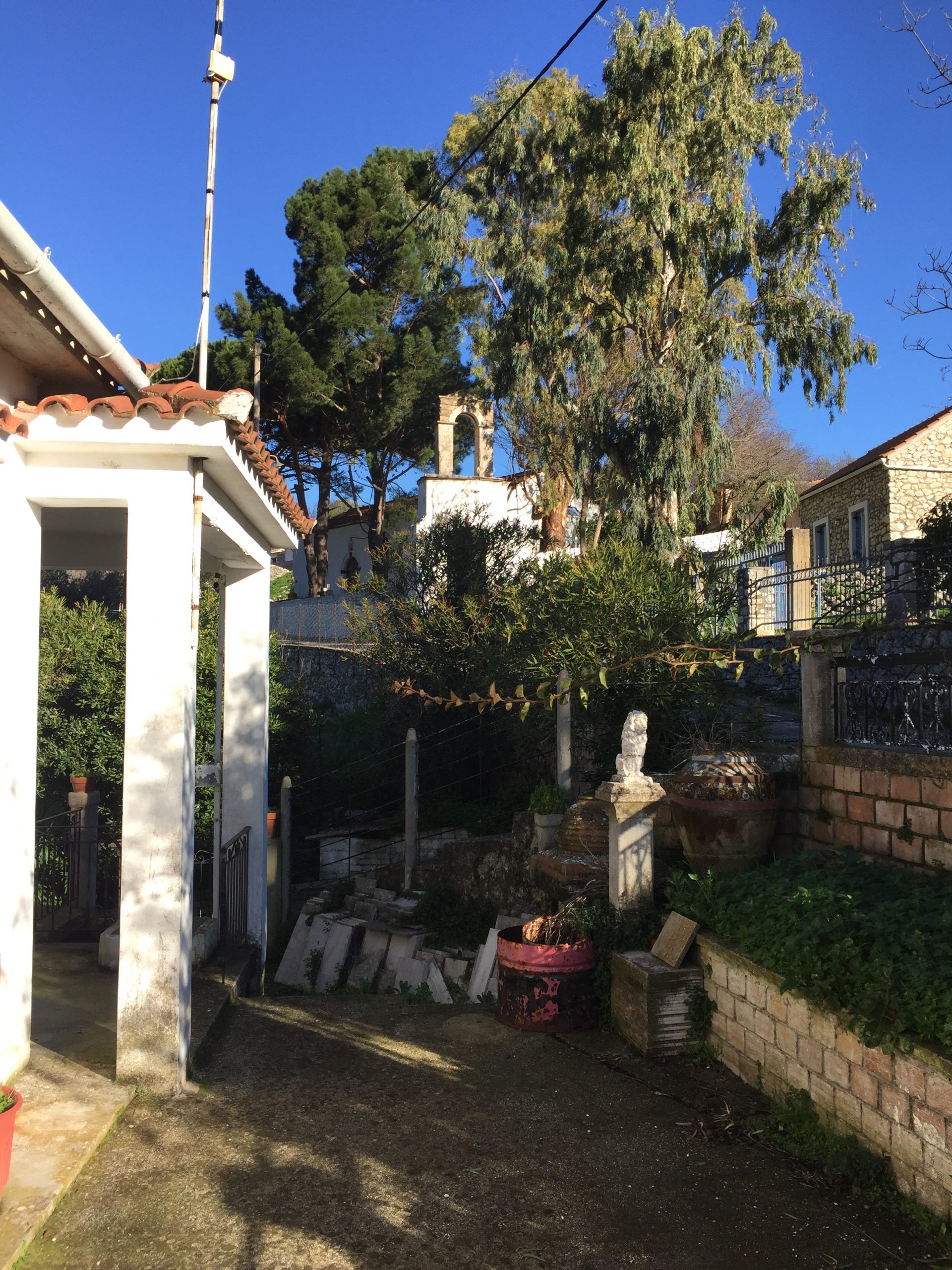 Entrance of house for sale in Ithaca Greece, Exoghi