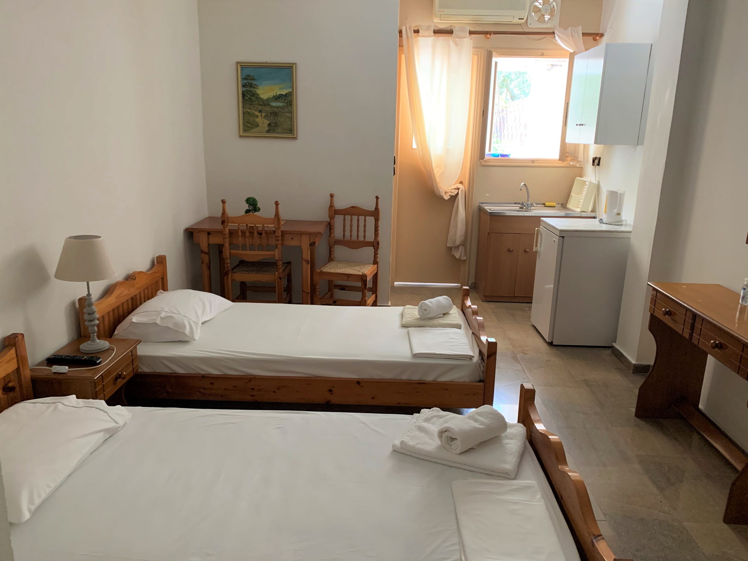 Interior of apartment complex for sale Ithaca Greece, Vathi