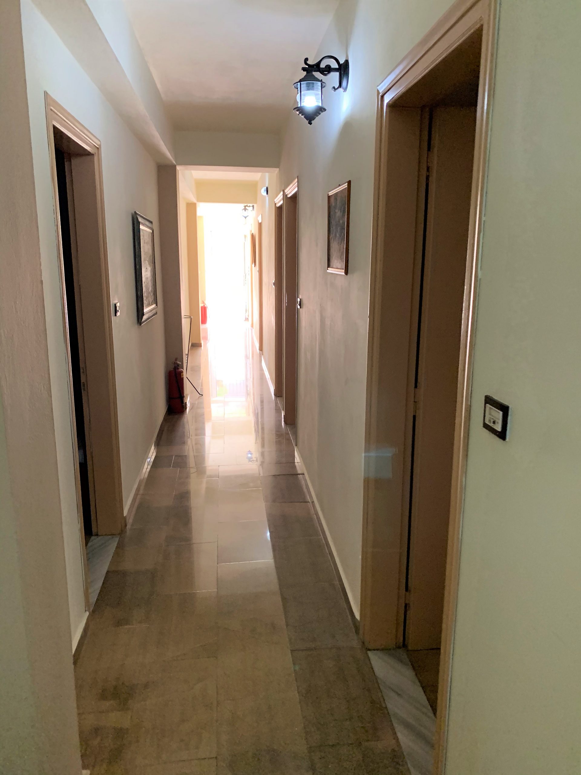 Hallway of apartment complex for sale Ithaca Greece, Vathi