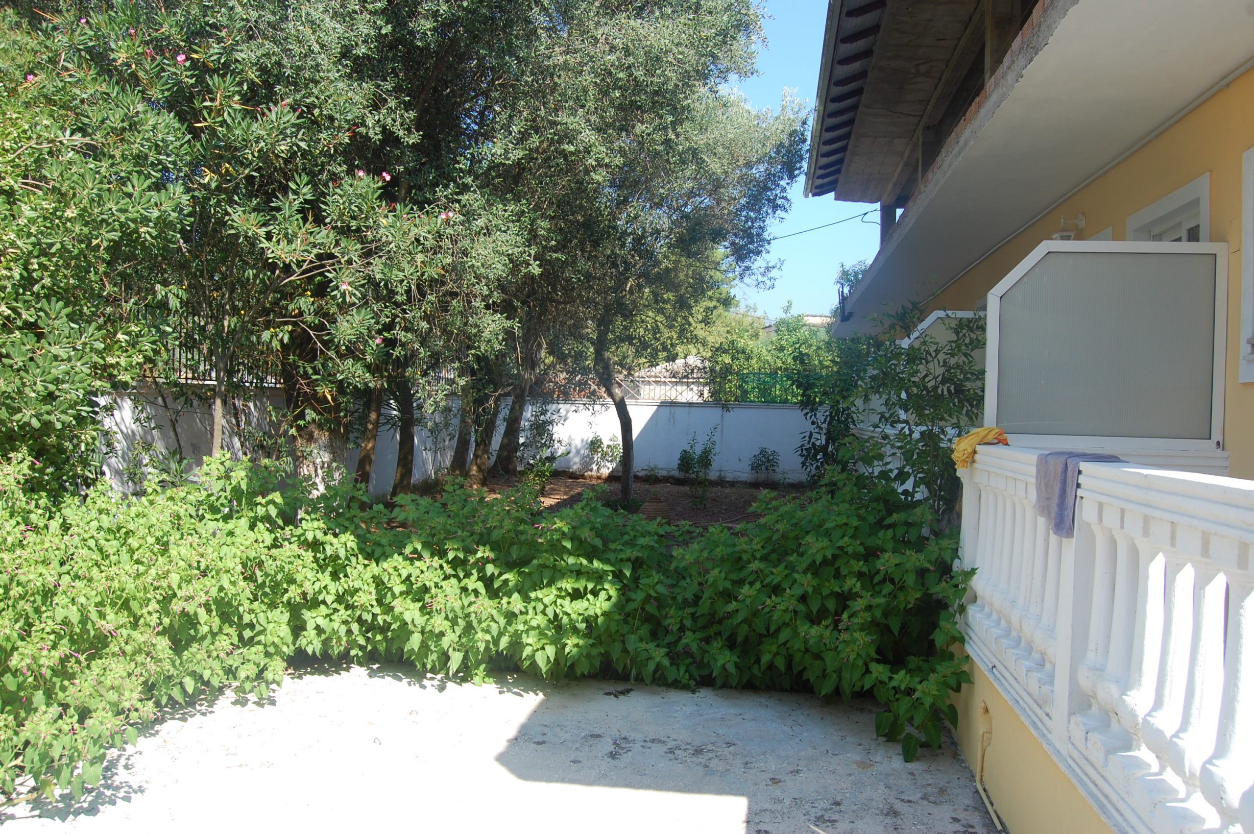 Exterior view of apartment complex for sale Ithaca Greece