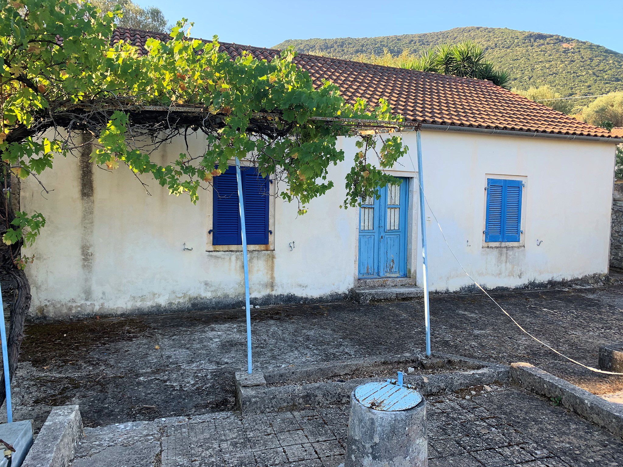 Exterior of property for sale in Ithaca Greece Stavros