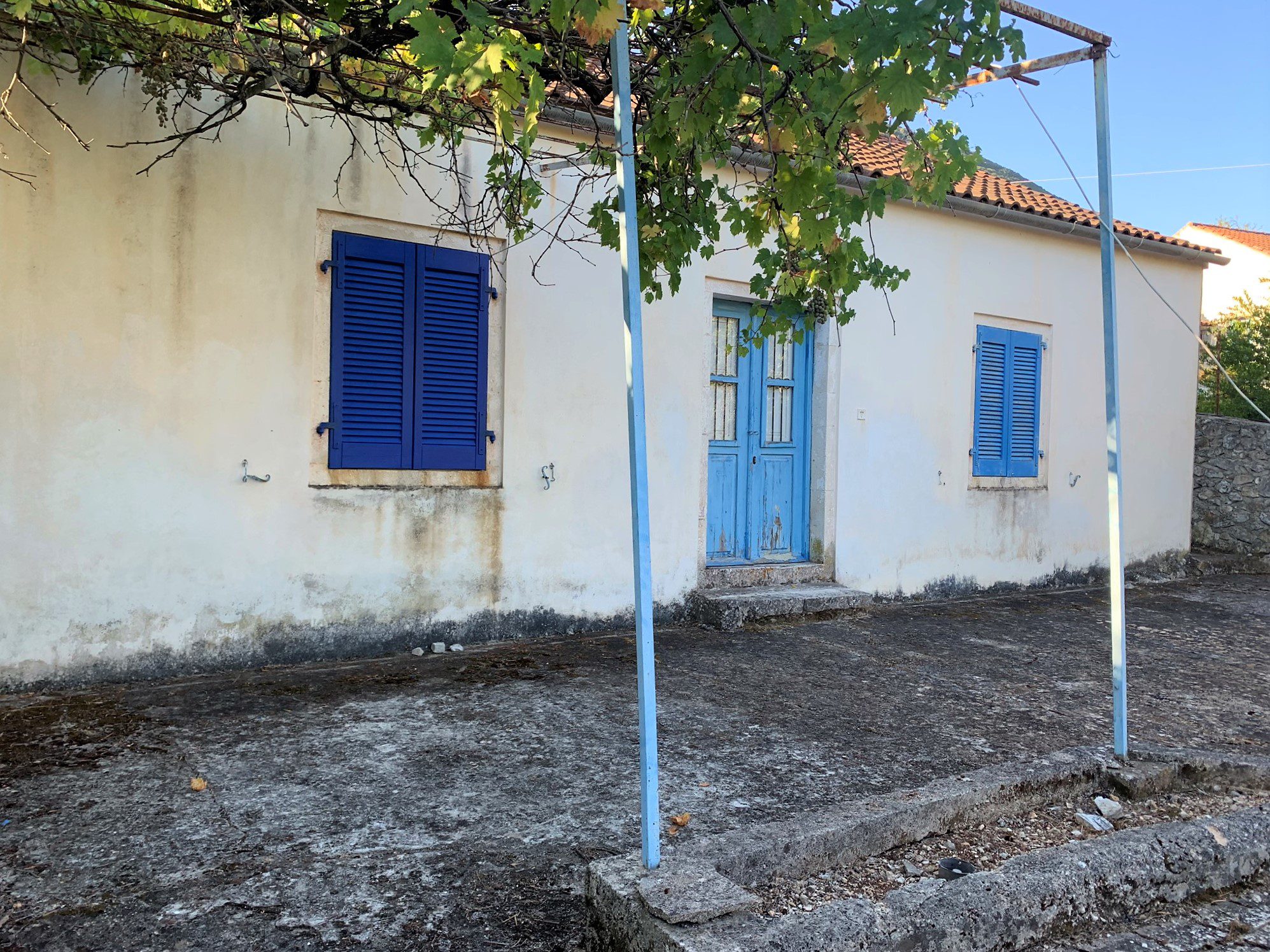 Exterior of property for sale in Ithaca Greece Stavros