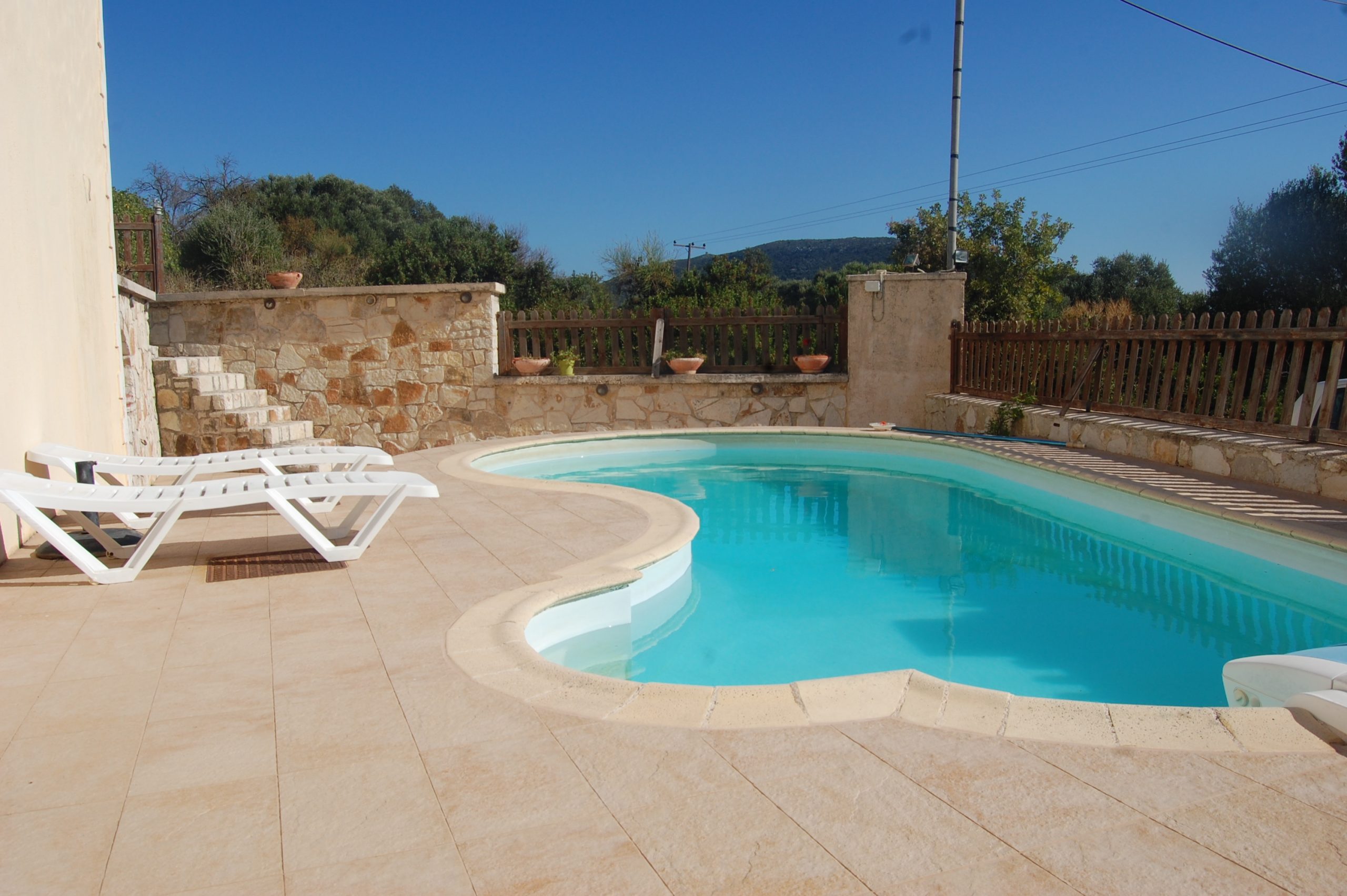 swimming pool of Iriana Village for rent in Ithaca Greece, Stavros