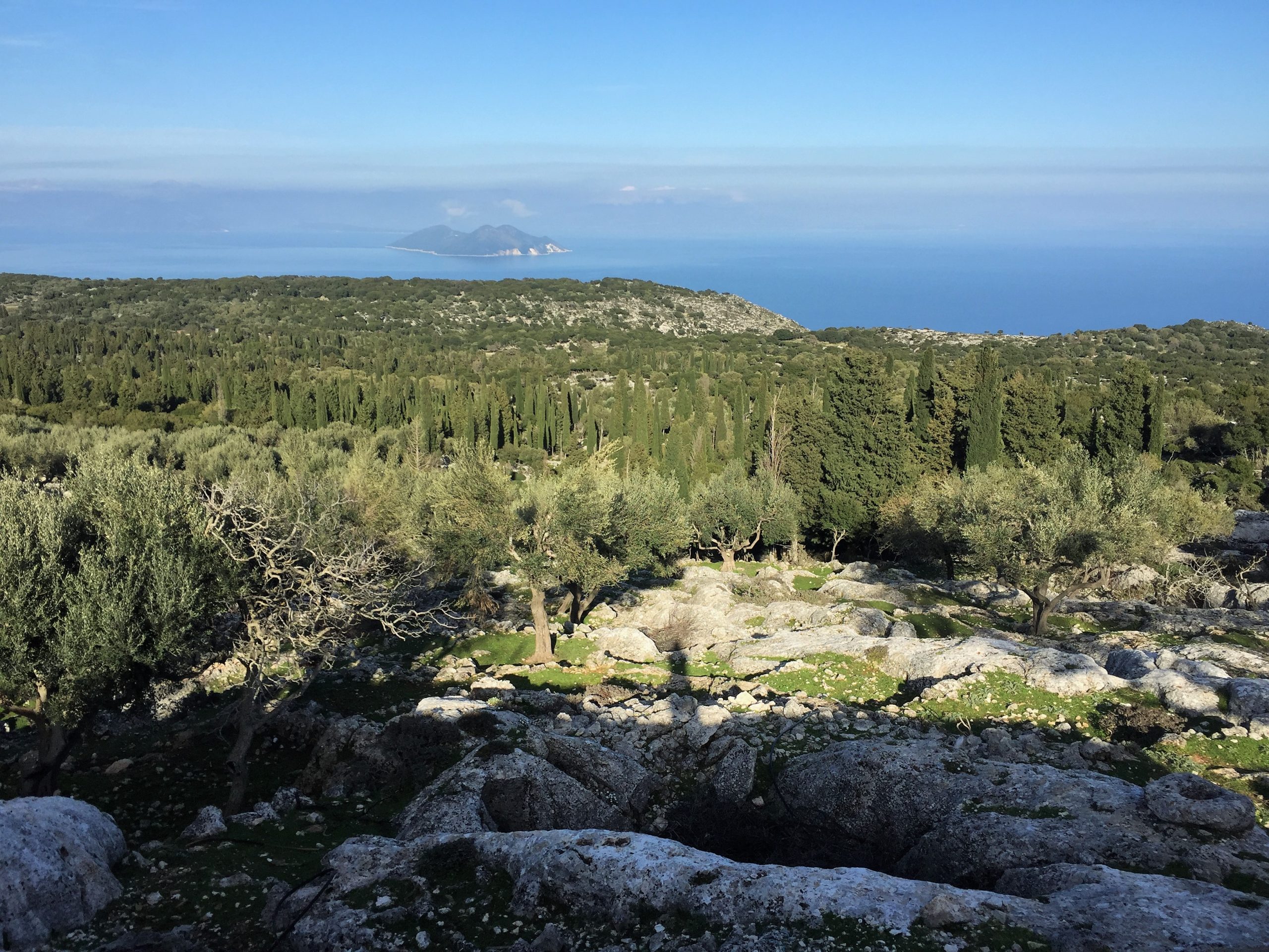 Τοπίο και έδαφος γης προς πώληση στην Ιθάκη Ελλάδα