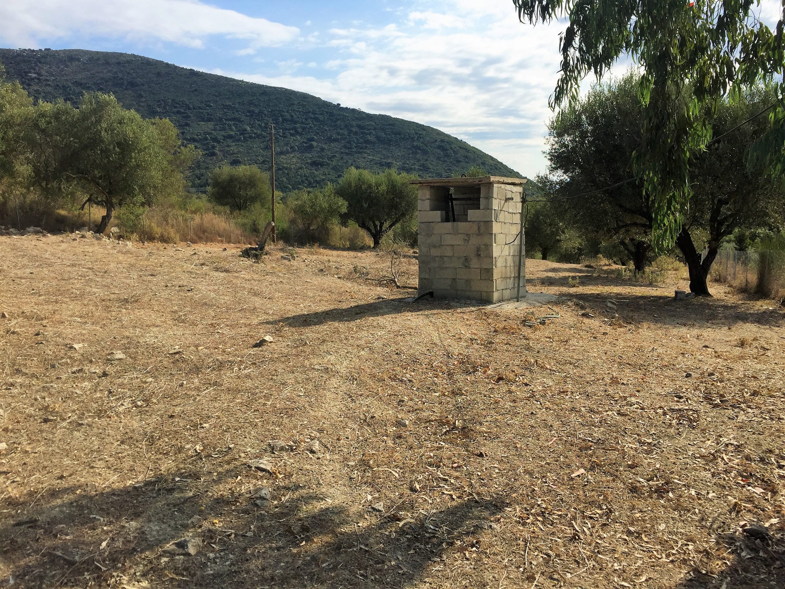 Landscape terrain of land for sale Ithaca Greece Lahos