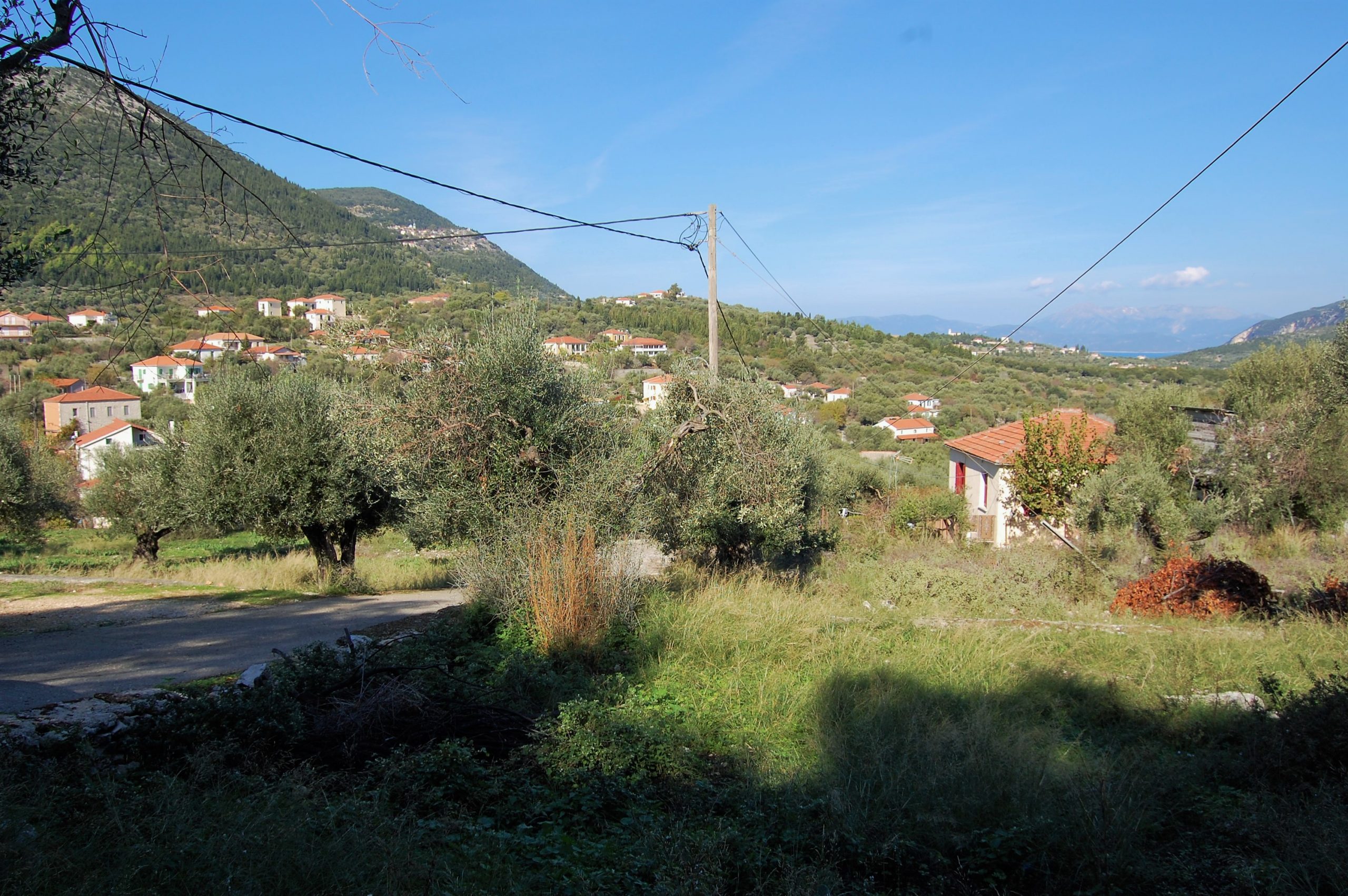 Landscape terrain of land for sale Ithaca Greece Stavros