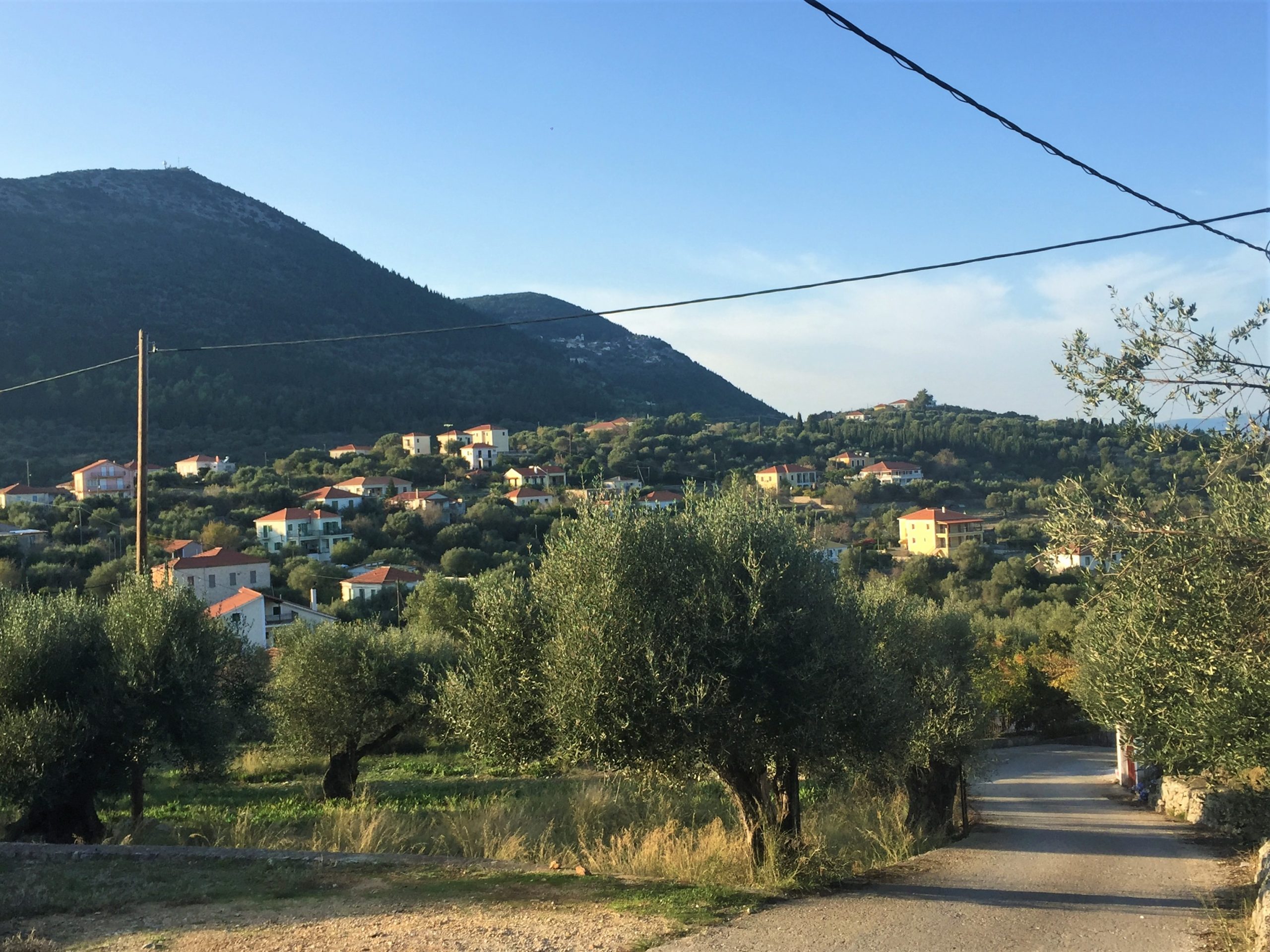 Landscape terrain of land for sale Ithaca Greece Stavros