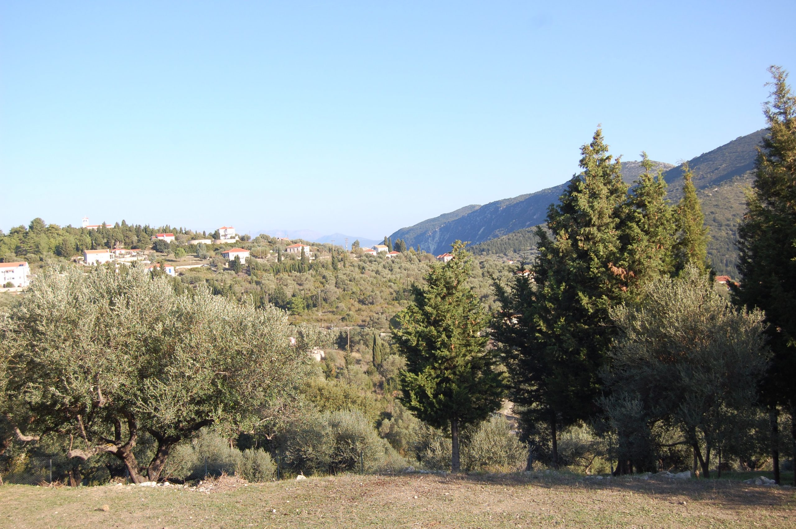 Landscape terrain of land for sale Ithaca Greece, Pilikata