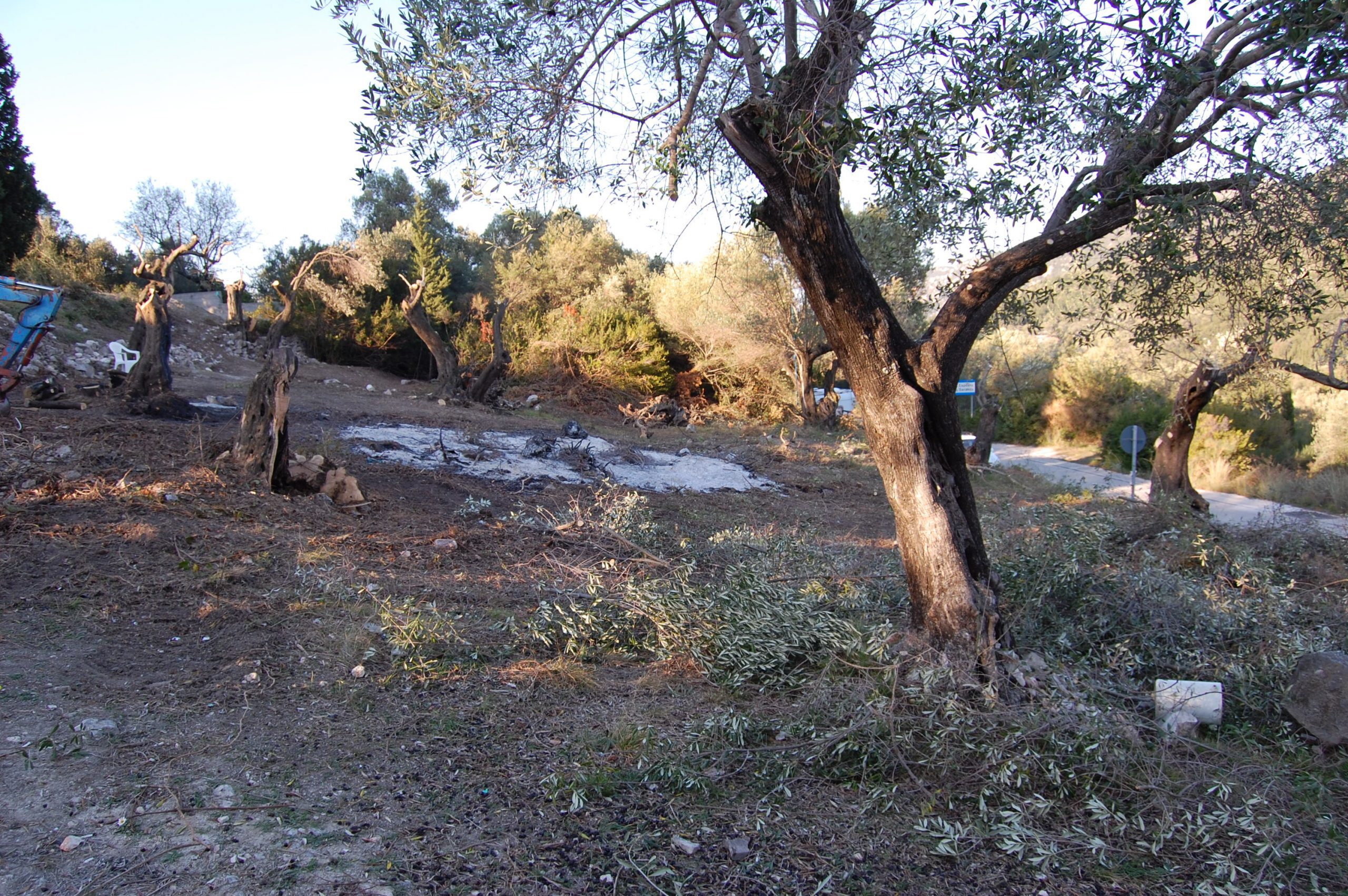 Landscape terrain cleared of land for sale Ithaca Greece, Ag. Saranda