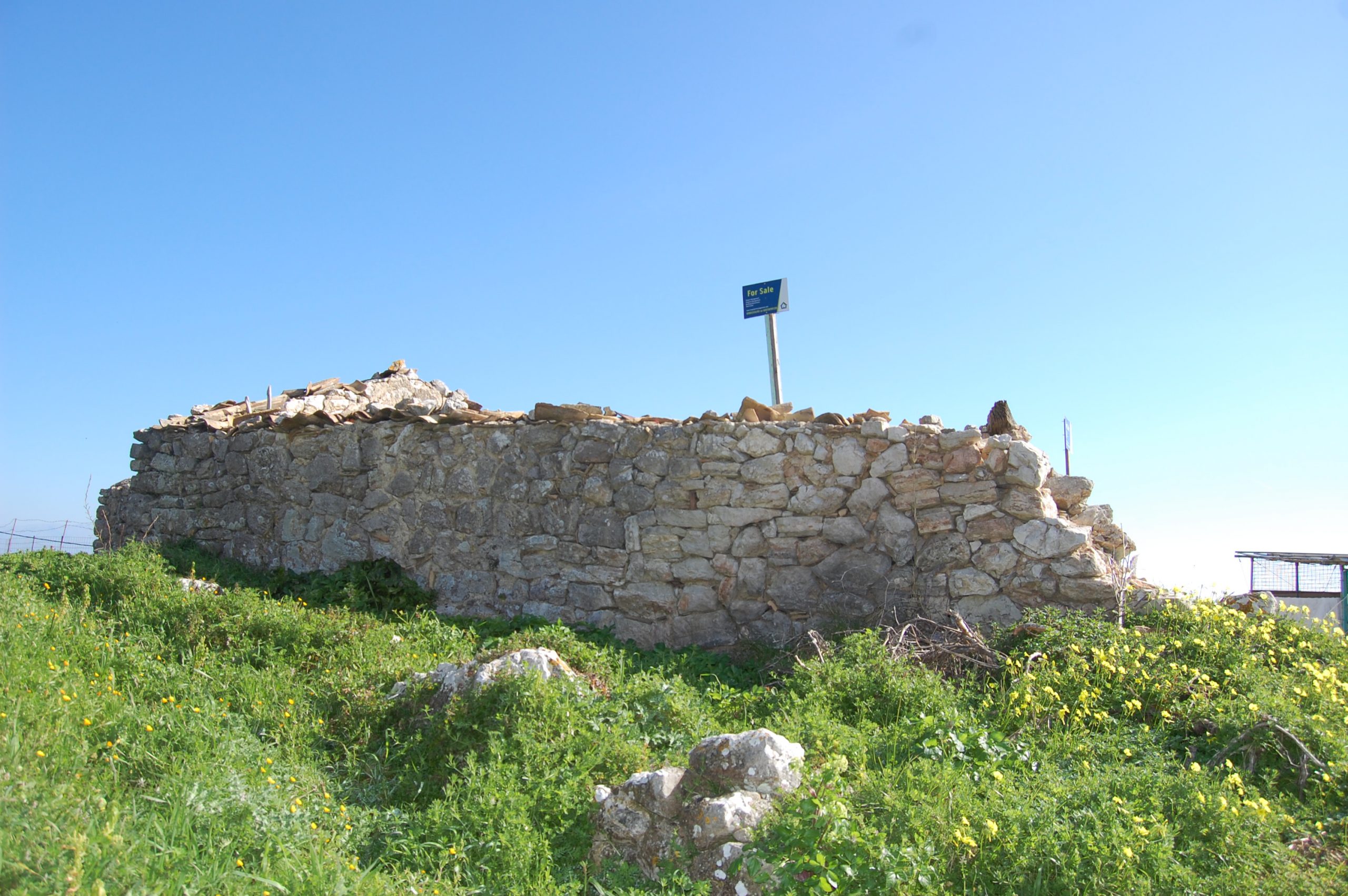 Landscape and terrain of land for sale on Ithaca Greece