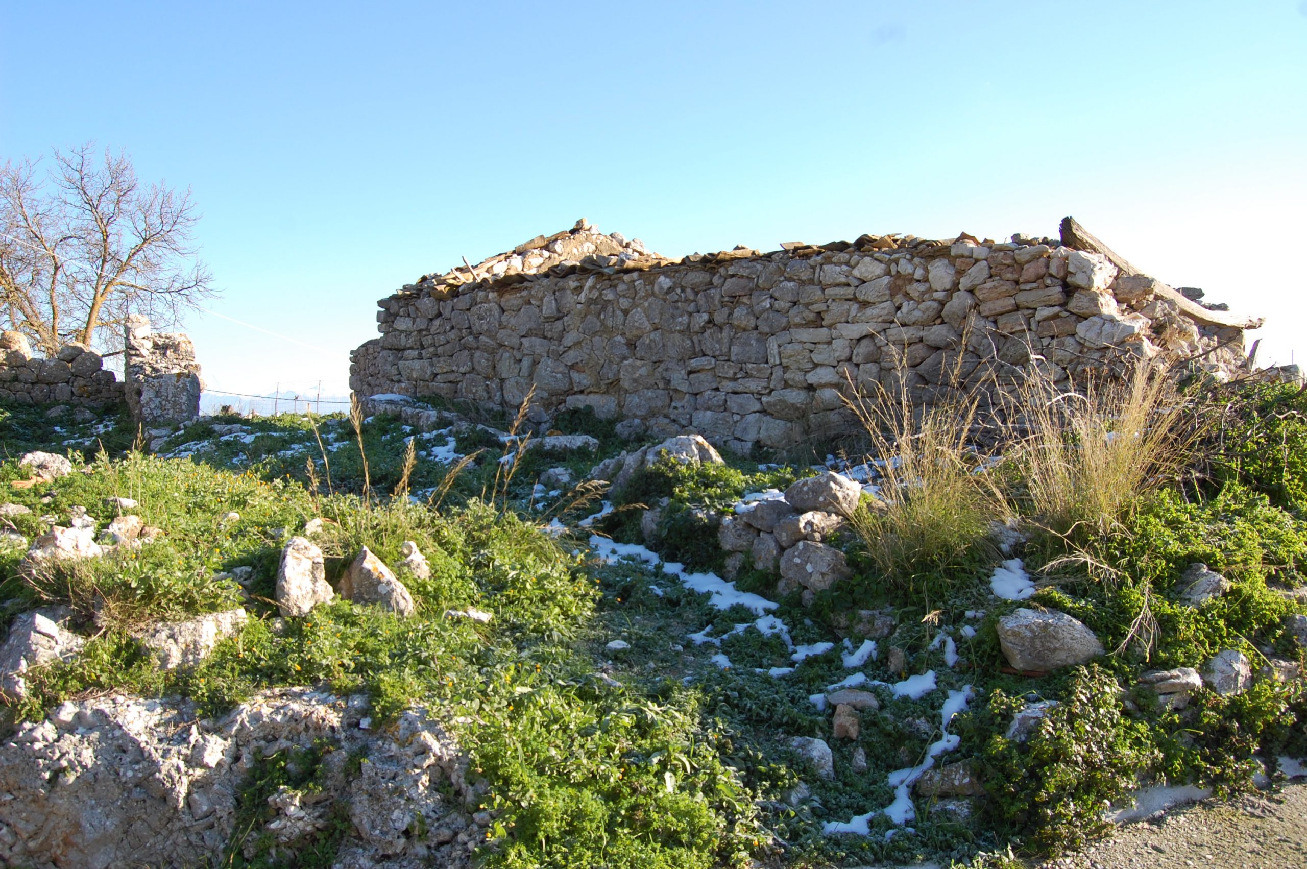Landscape and terrain of land for sale on Ithaca Greece