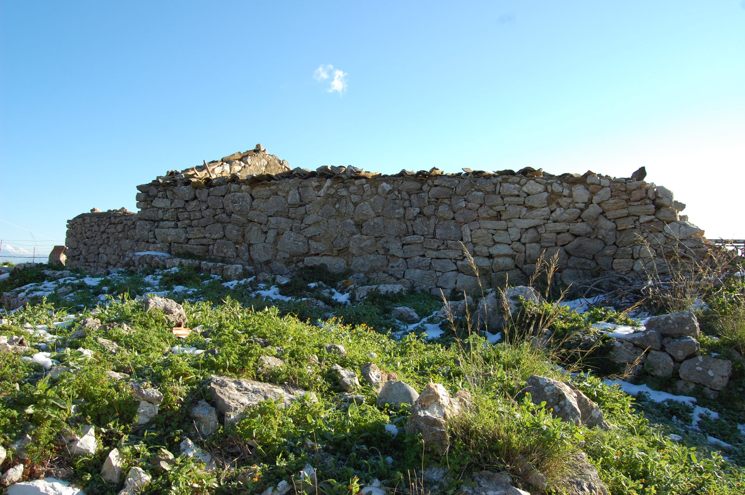 Landscape and terrain of land for sale on Ithaca Greece