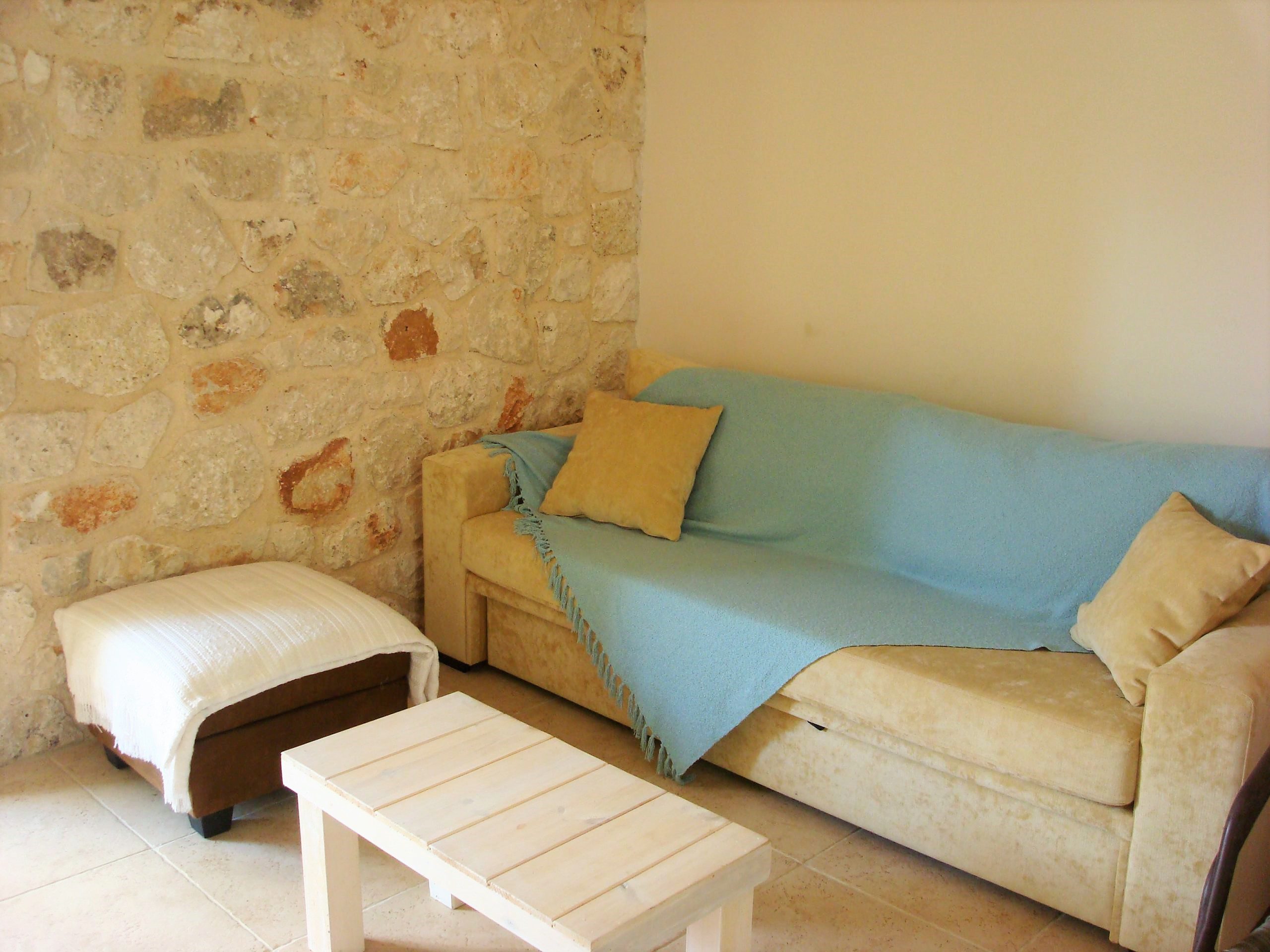 Interior living room of Kouvarata for rent MV Properties Ithaca Greece