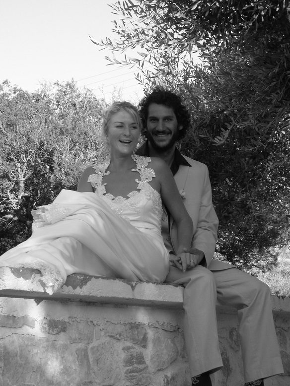 Bride and groom photoshoot, wedding on Ithaca Greece