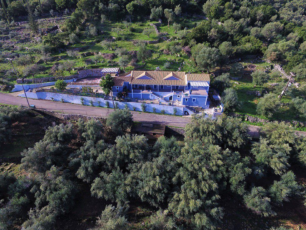 Aerial view of business for sale in Ithaca Greece Vathi