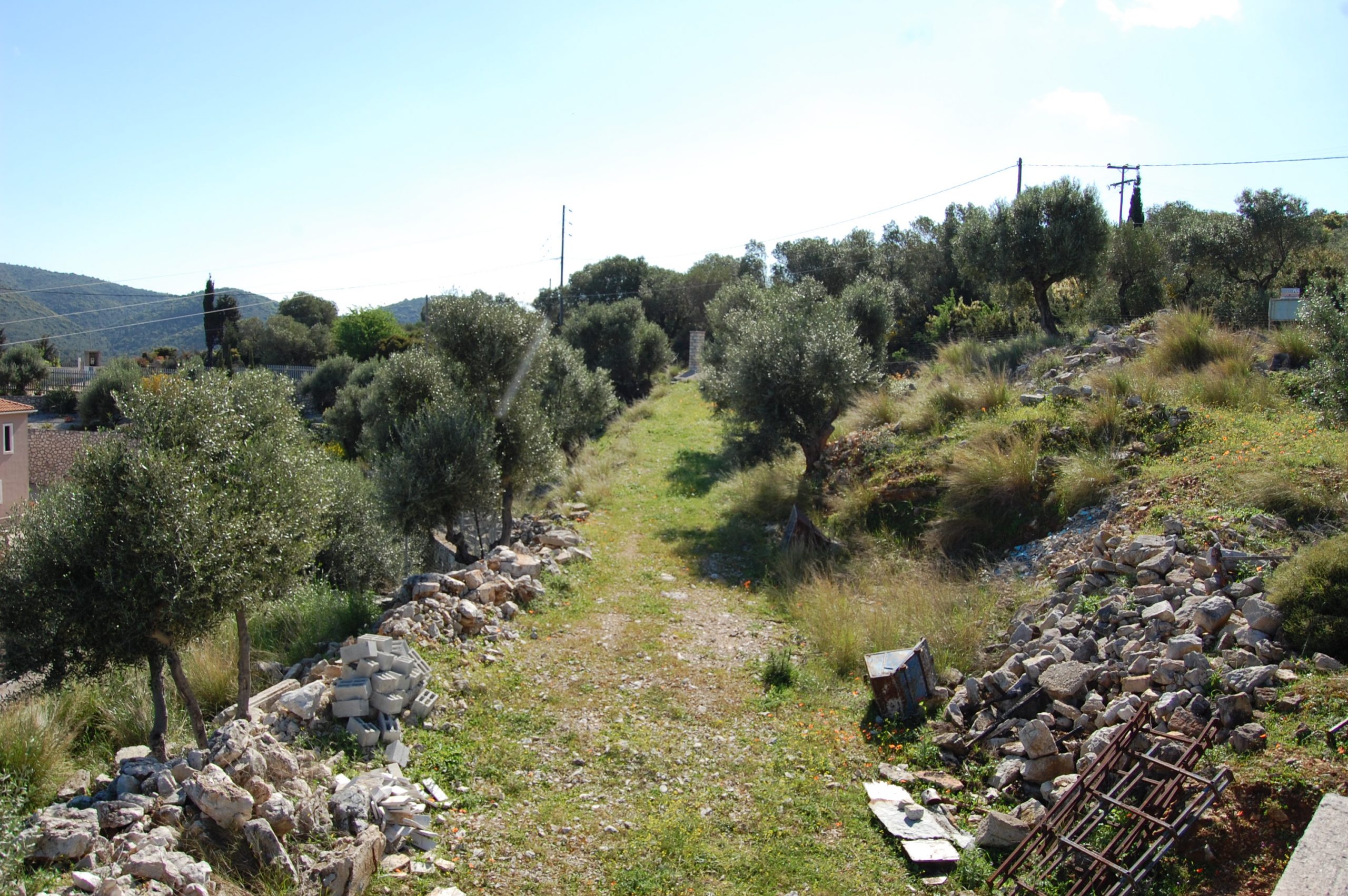 Sea view and landscape of house for sale in Ithaca Greece, Vathi
