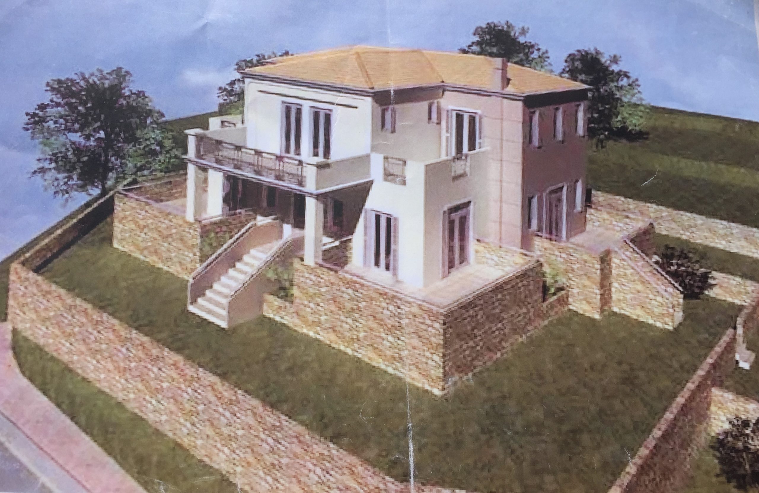 Plans for finished house for sale in Ithaca Greece, Vathi