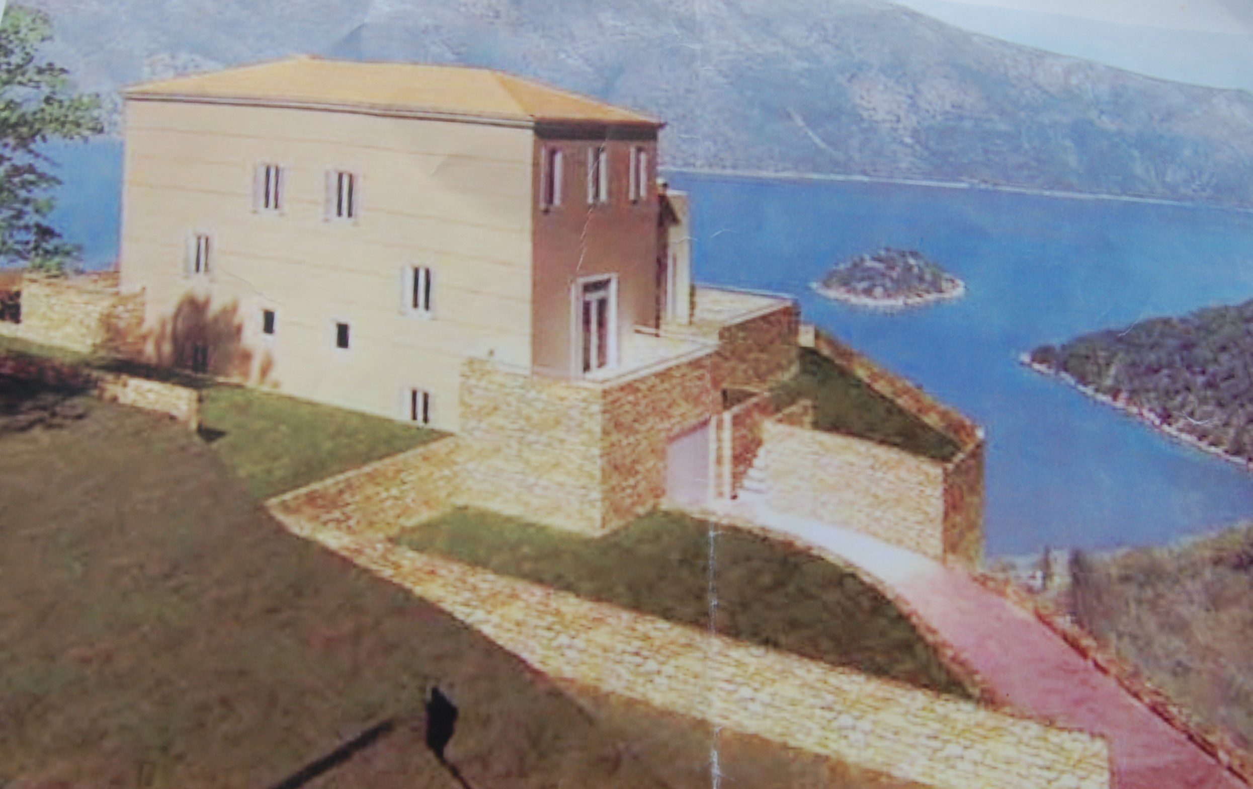 Plans for finished house for sale in Ithaca Greece, Vathi