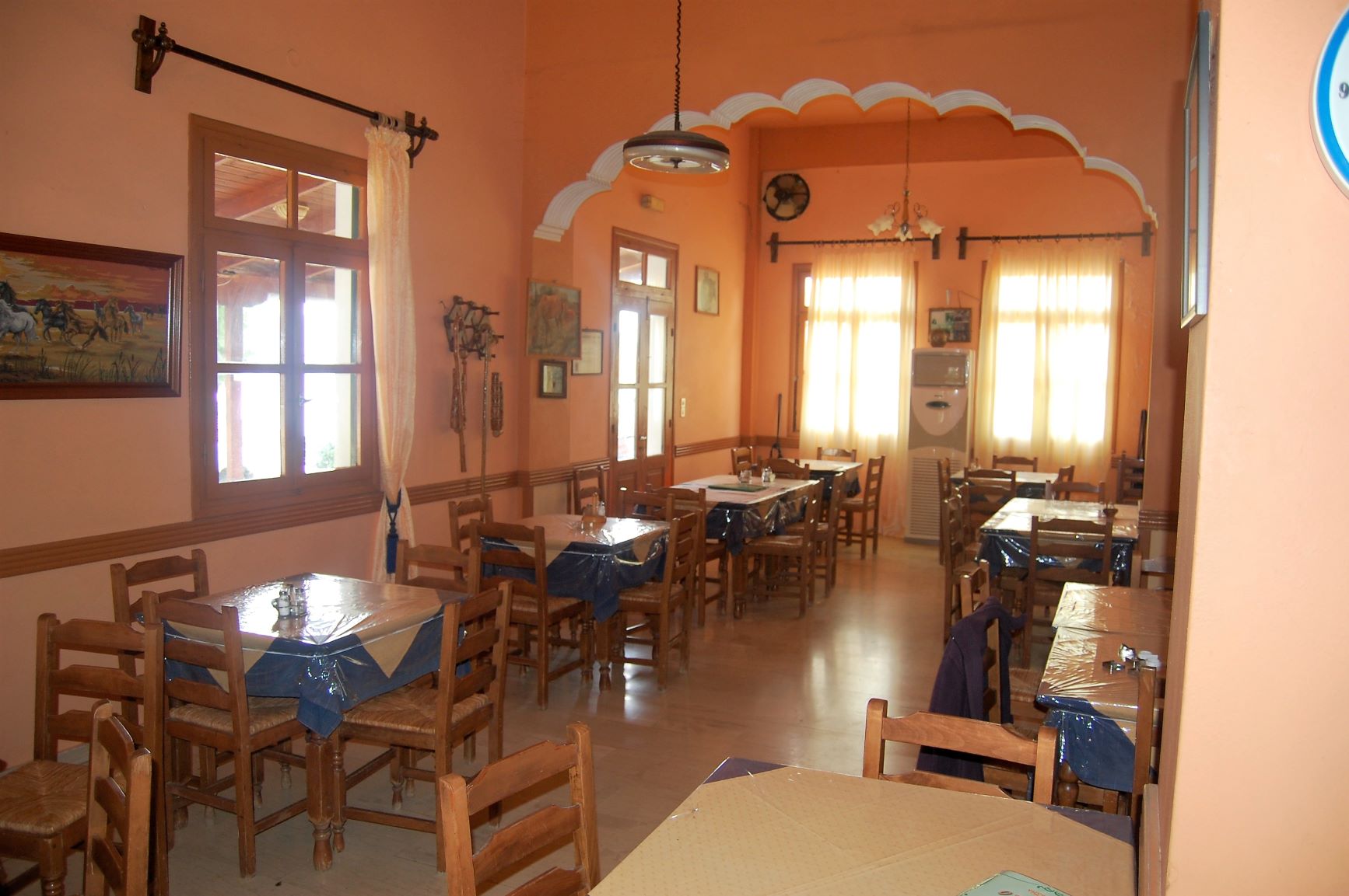 Interior of restaurant for sale in Ithaca Greece, Stavros