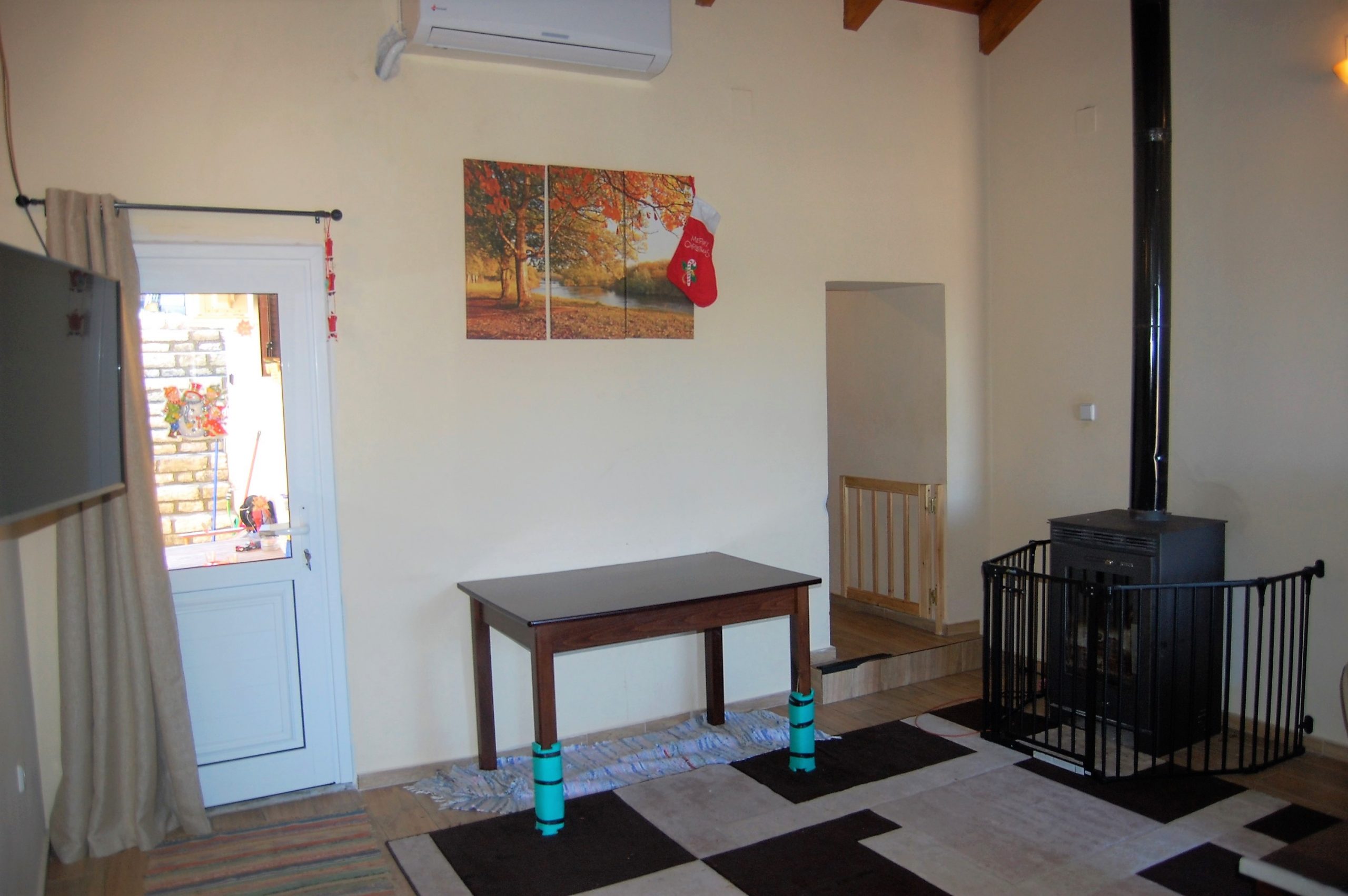 Interior entrance hall of house for sale in Ithaca Greece Stavros