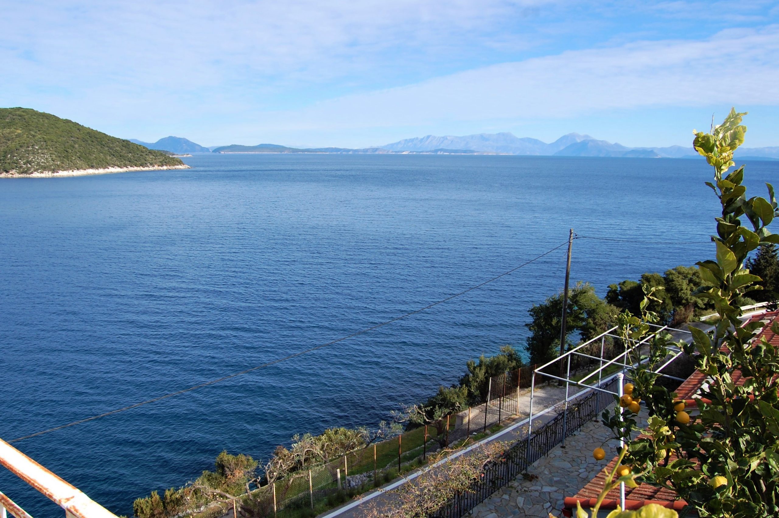 Θέα στη θάλασσα του σπιτιού προς ενοικίαση Ιθάκια Ελλάδα, Φρίκες