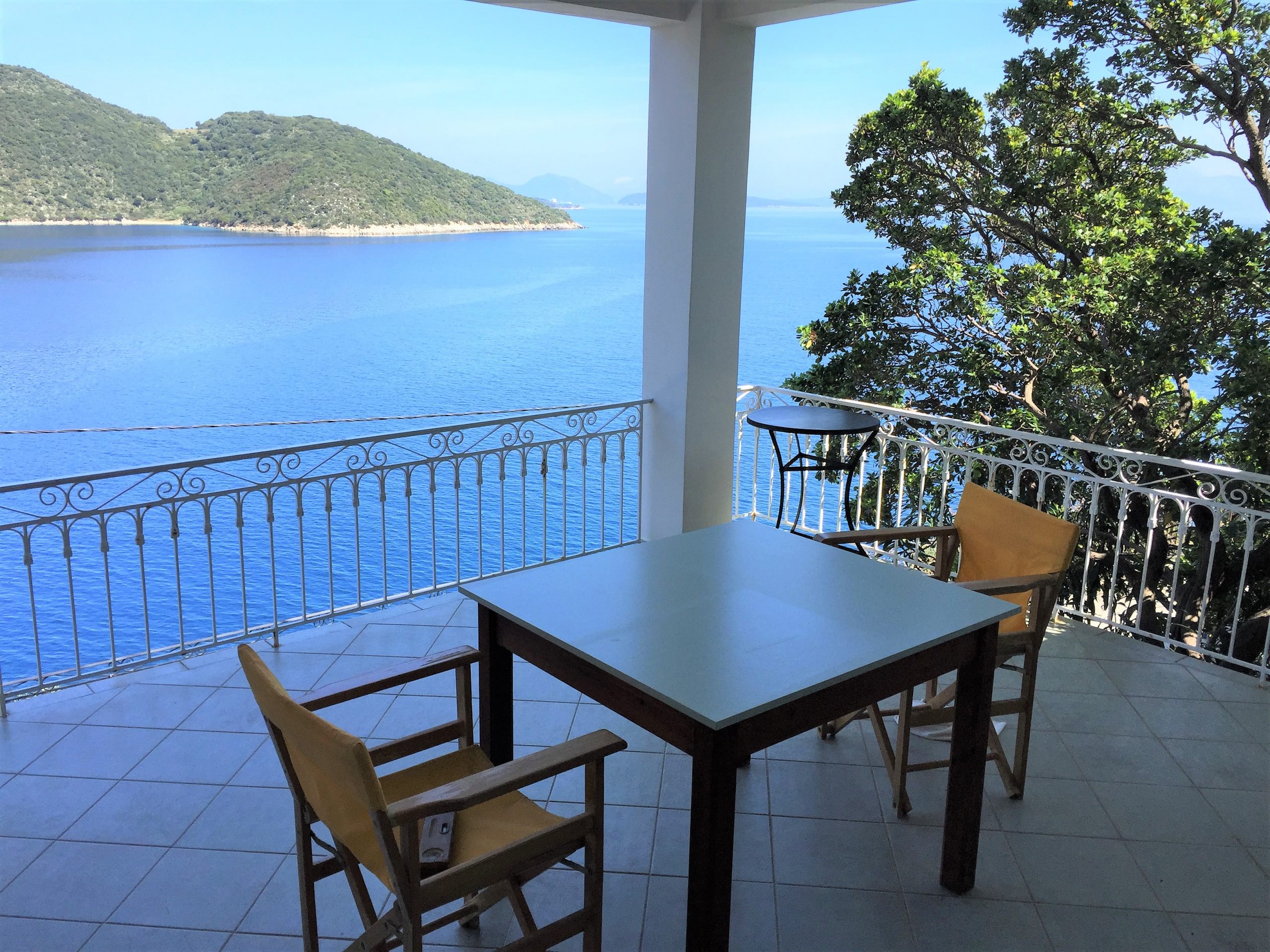 Sea view of house for rent Ithaca Greece, Frikes