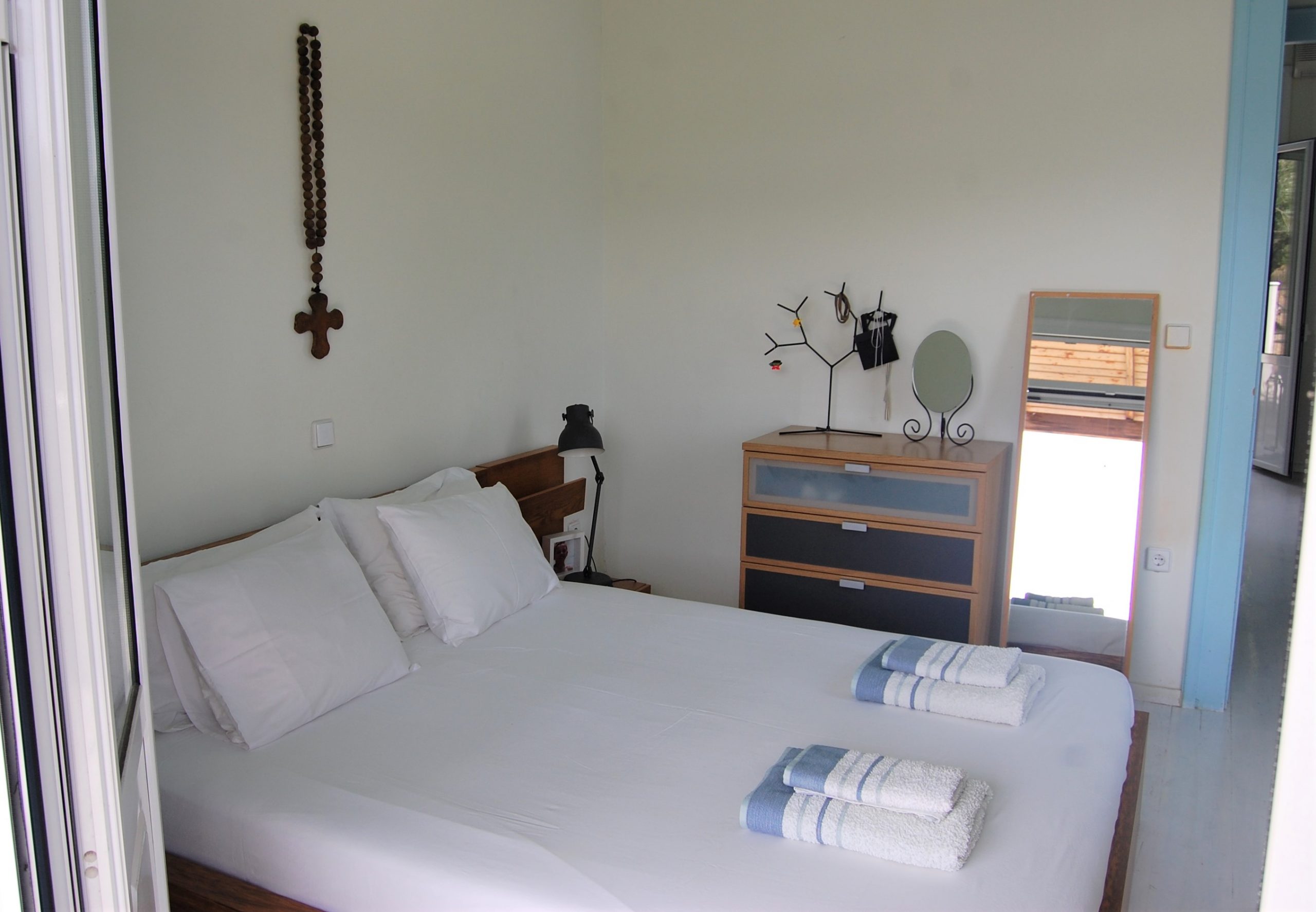 Bedroom of holiday house for rent on Ithaca Greece, Kolleri