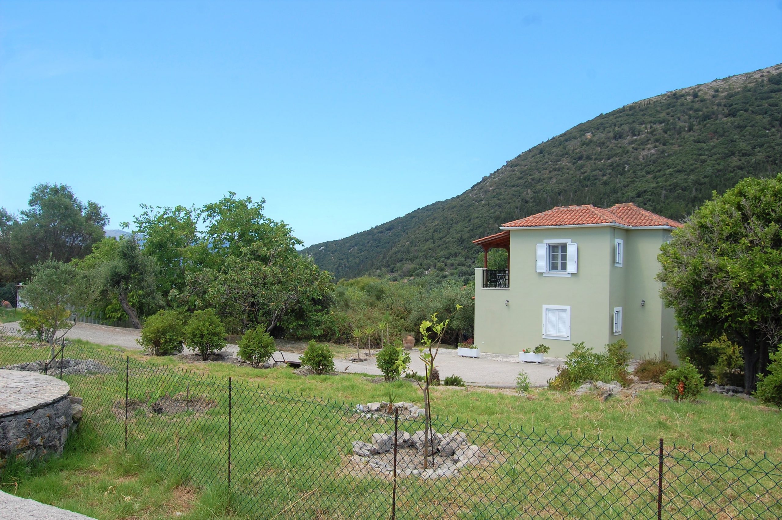 Exterior of house for rent in Ithaca Greece Stavros