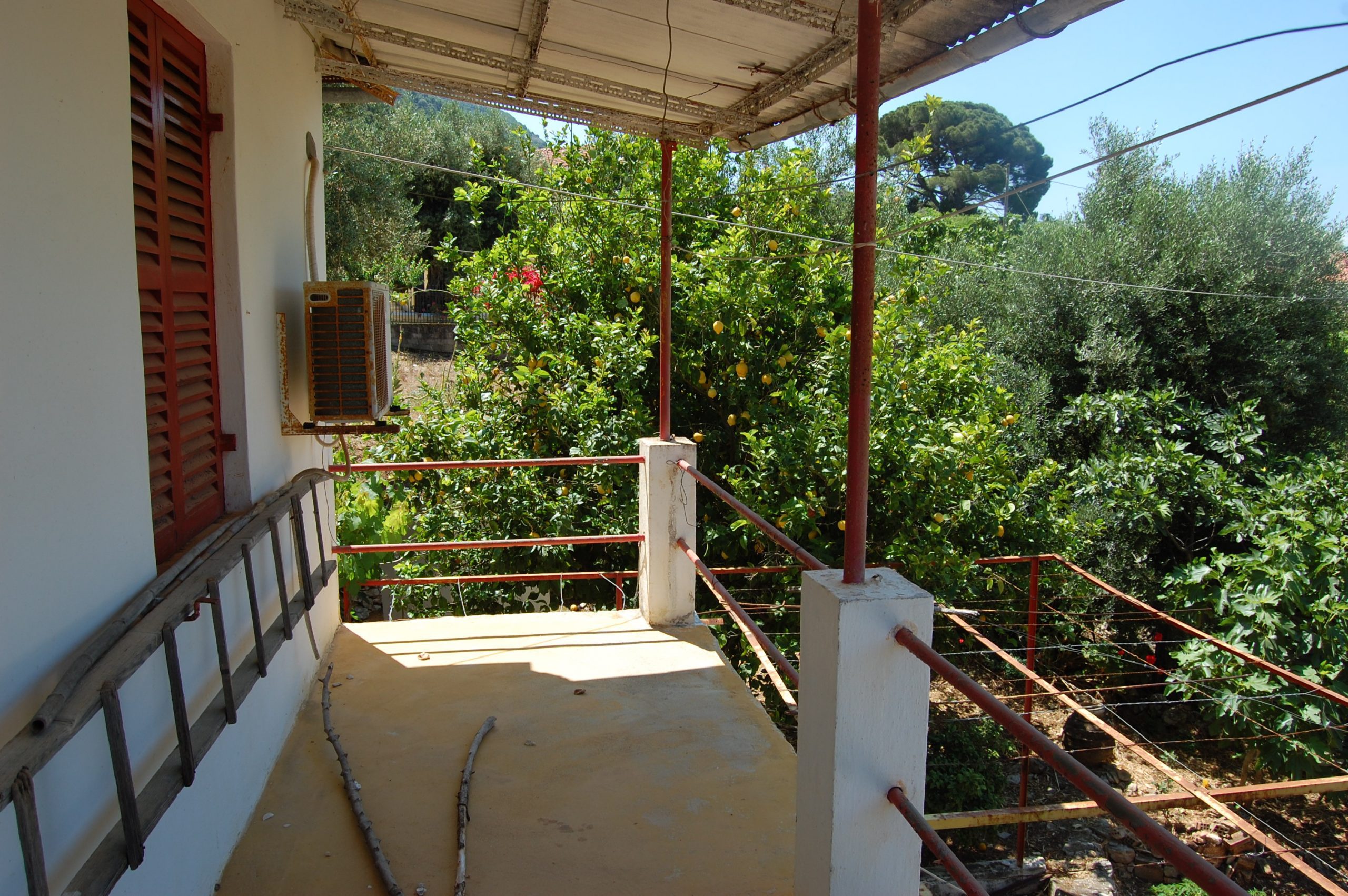 Terrace of house for sale in Ithaca Greece, Lefki