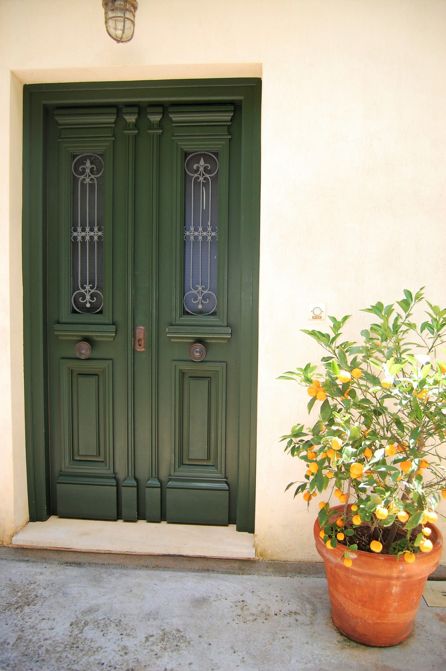 Front door entrance house for sale Ithaca Greece