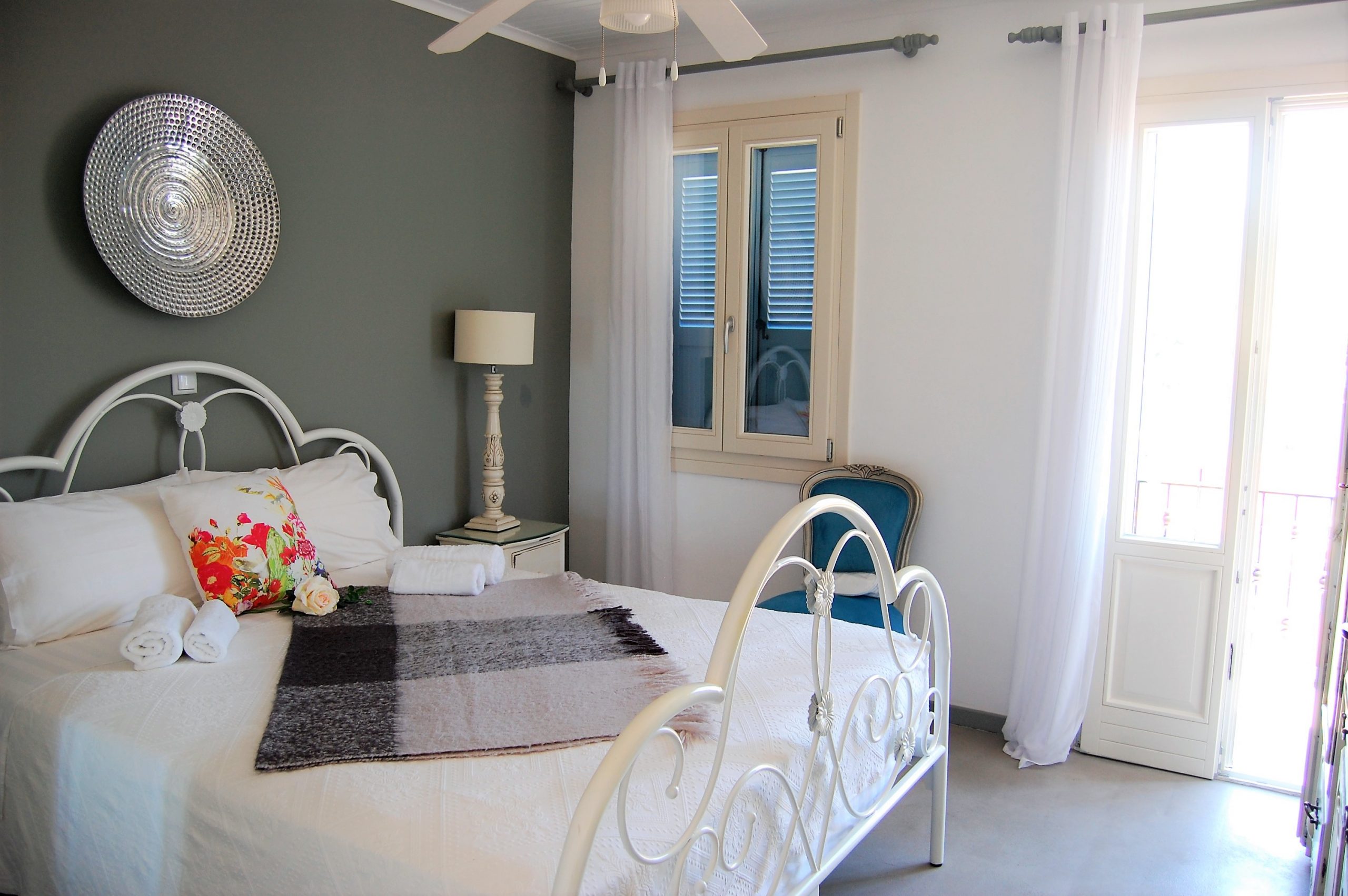 Bedroom of Bay View house for rent in Vathi