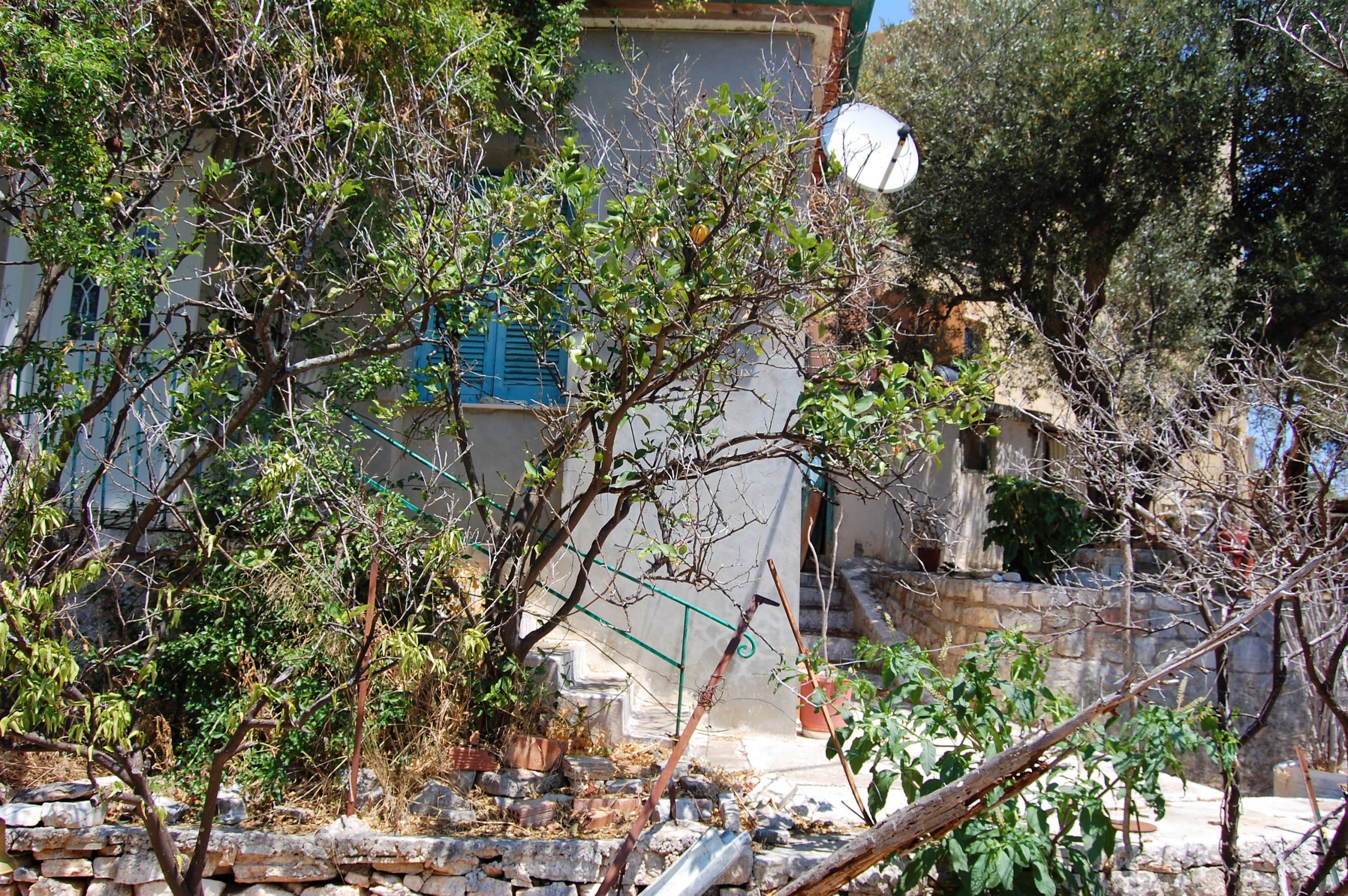 Exterior terrace of property for sale in Vathi Ithaca Greece