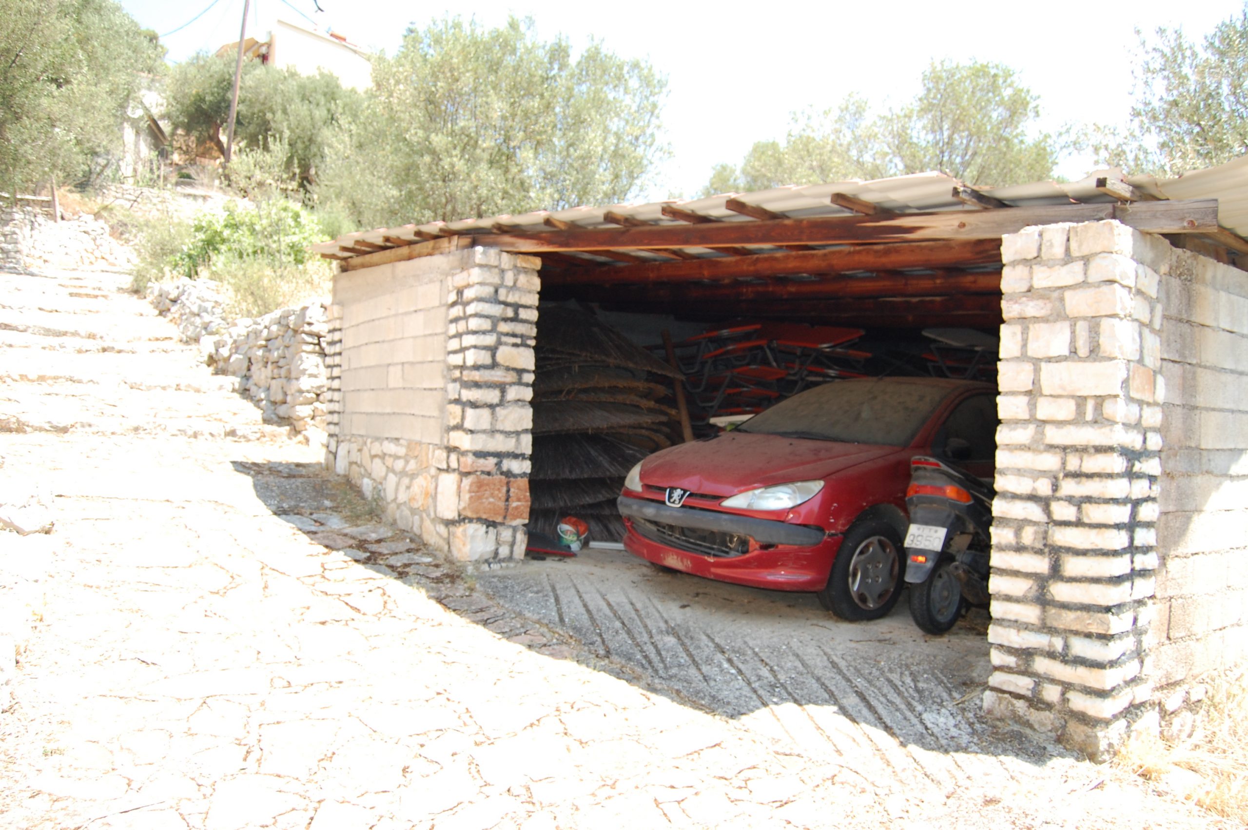 Exterior garage of property for sale in Vathi Ithaca Greece