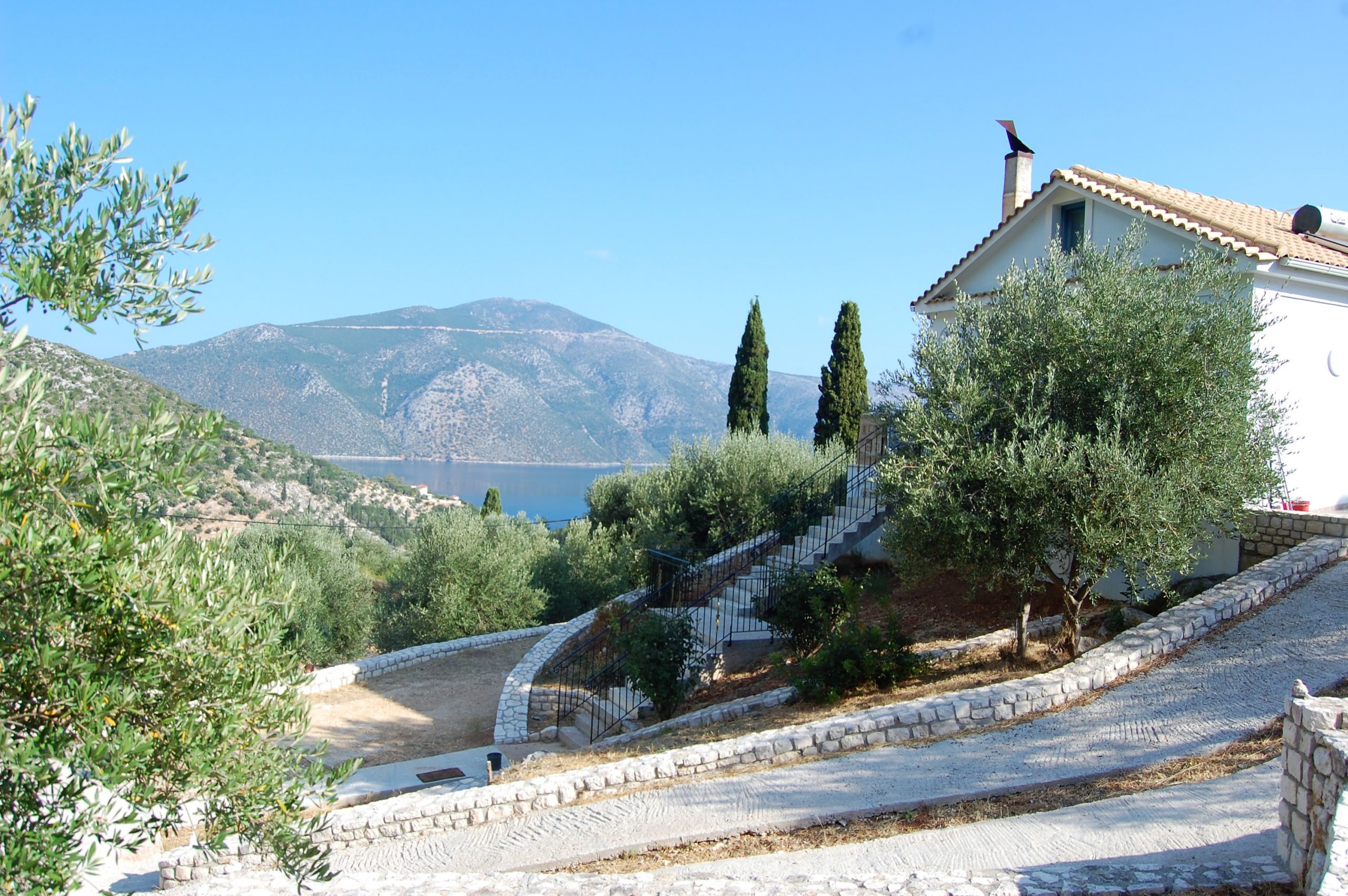 Sea view of property for sale in Ithaca Greece Vathi