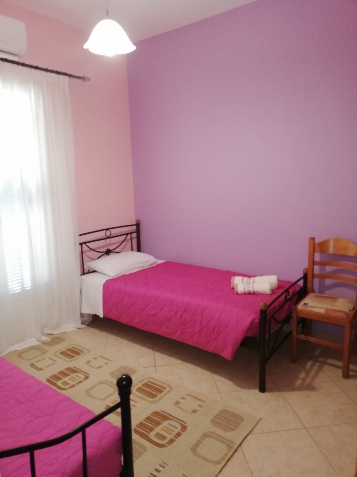 Twin bedroom of property for sale in Ithaca Greece Vathi
