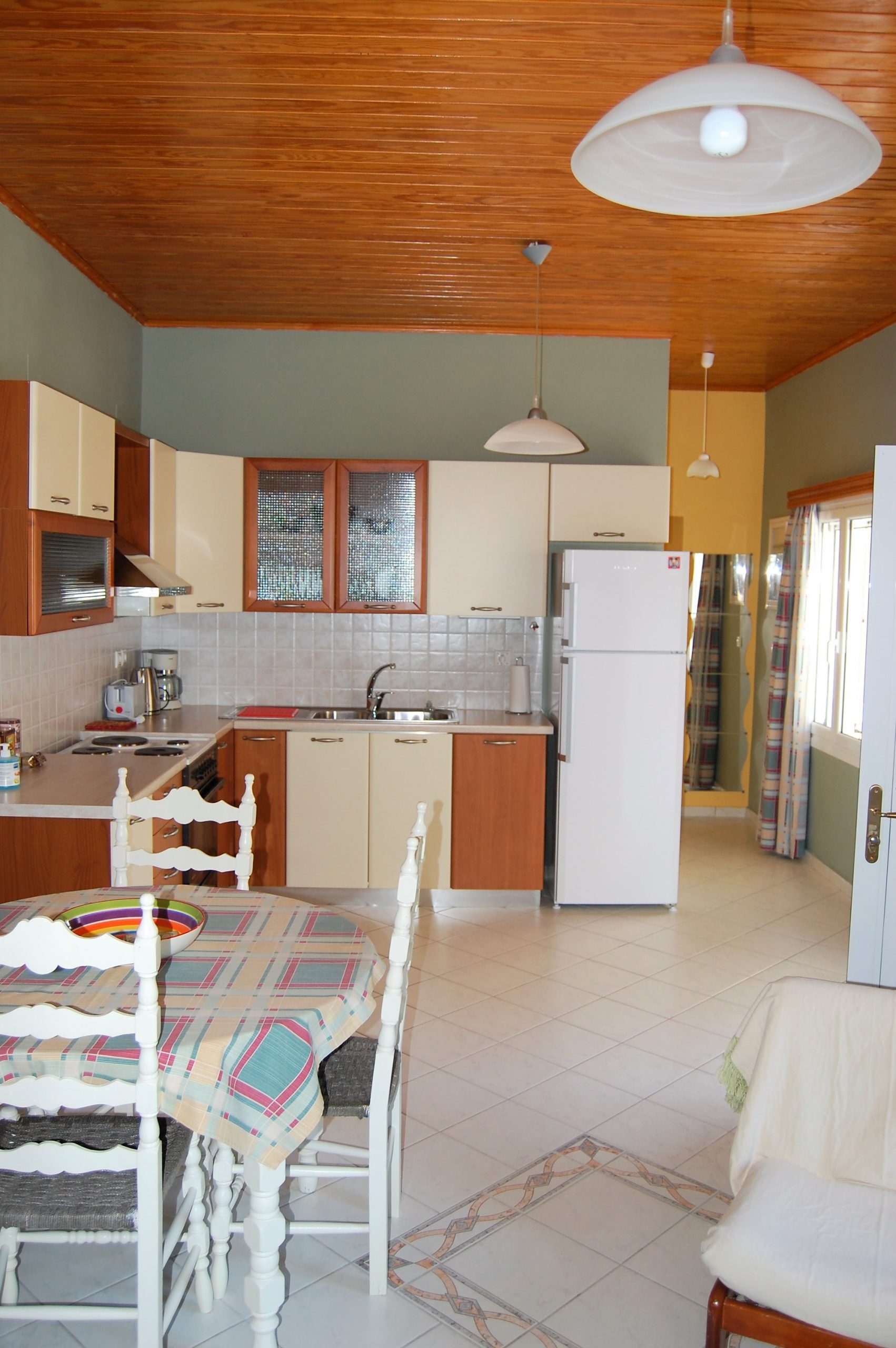 Interior space of rental property in Perachori Ithaca Greece