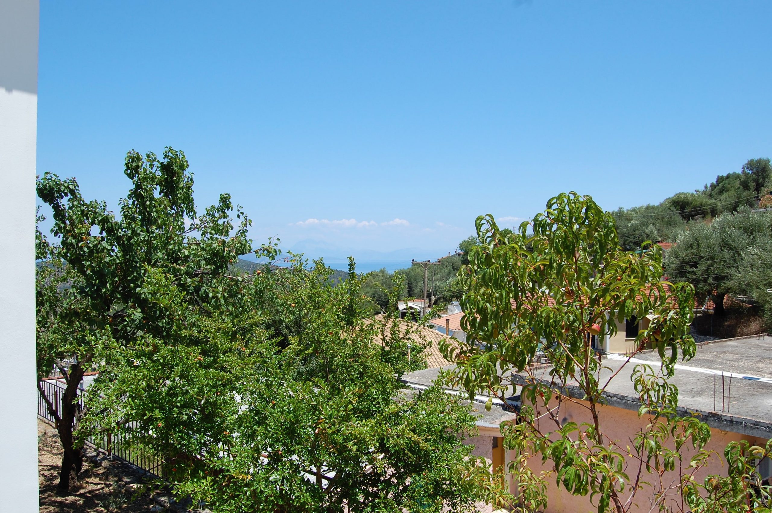 View from rental property in Perachori Ithaca Greece