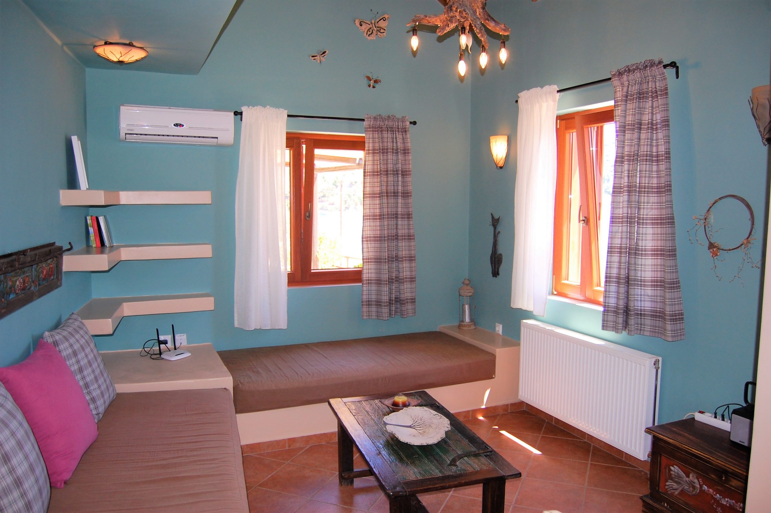 Interior of property for rent in Vathi Ithaca Greece