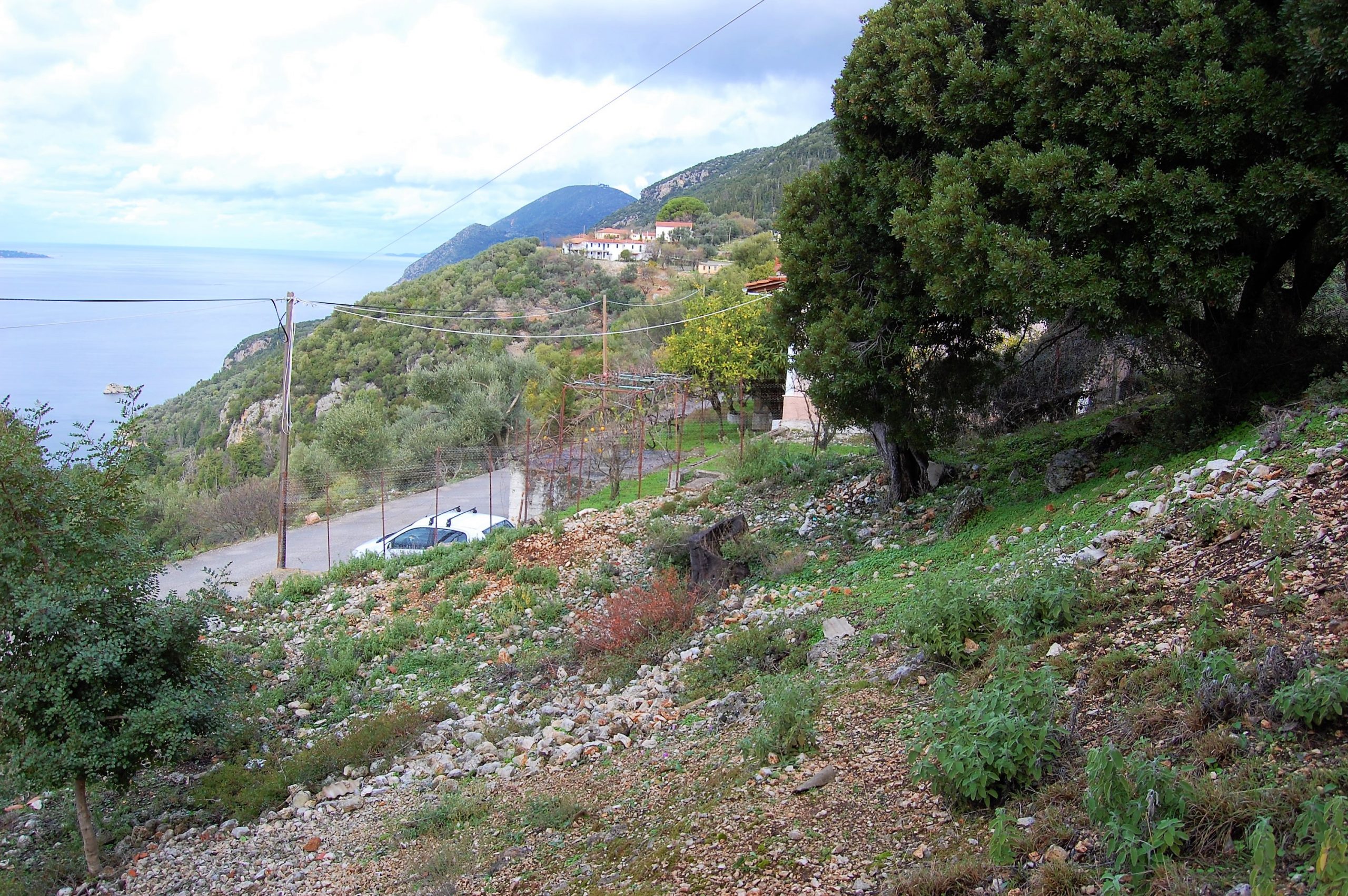 Terrain of property for sale on Ithaca Greece