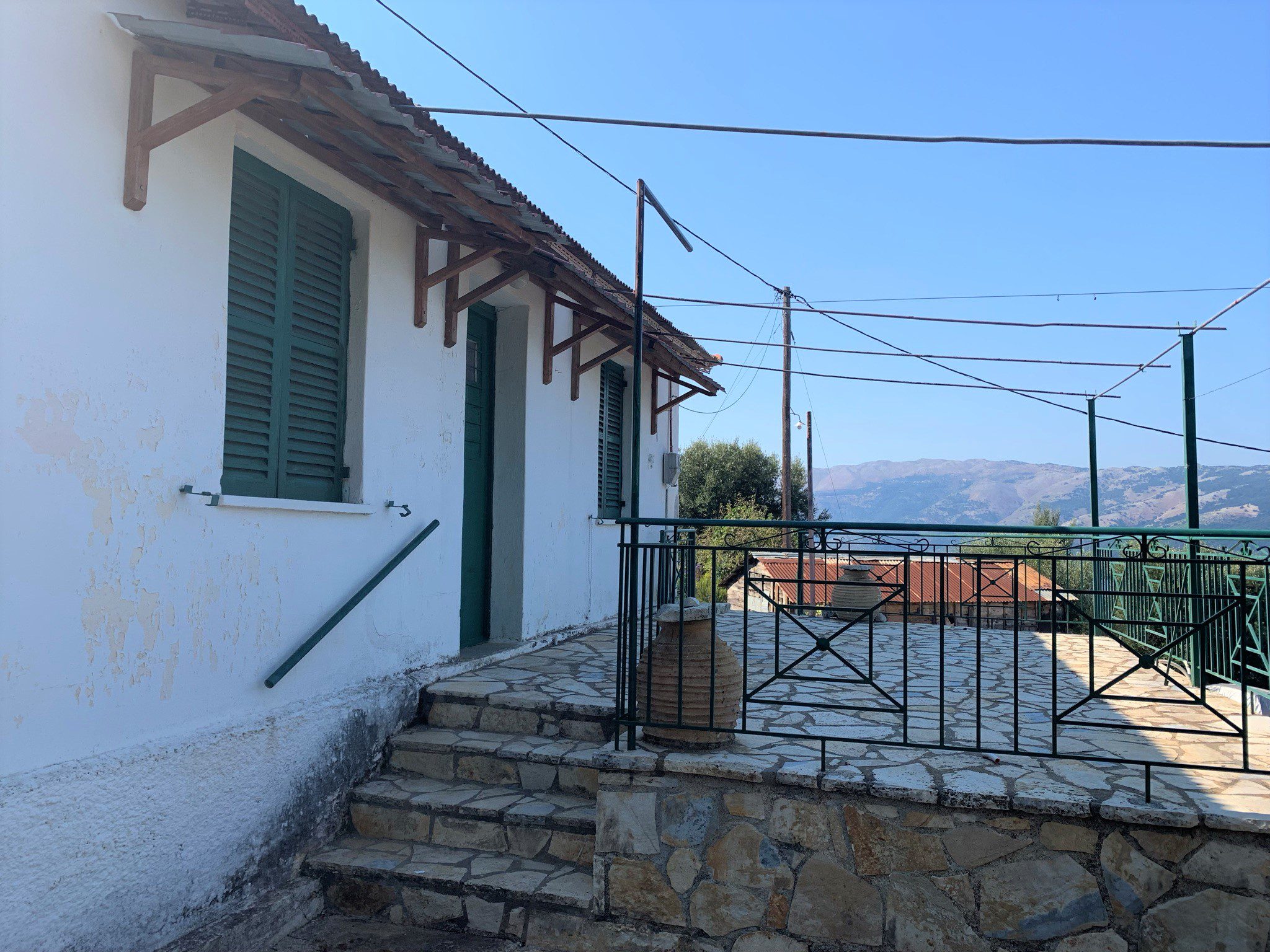 Outdoor space of house for sale Ithaca Greece, Lefki
