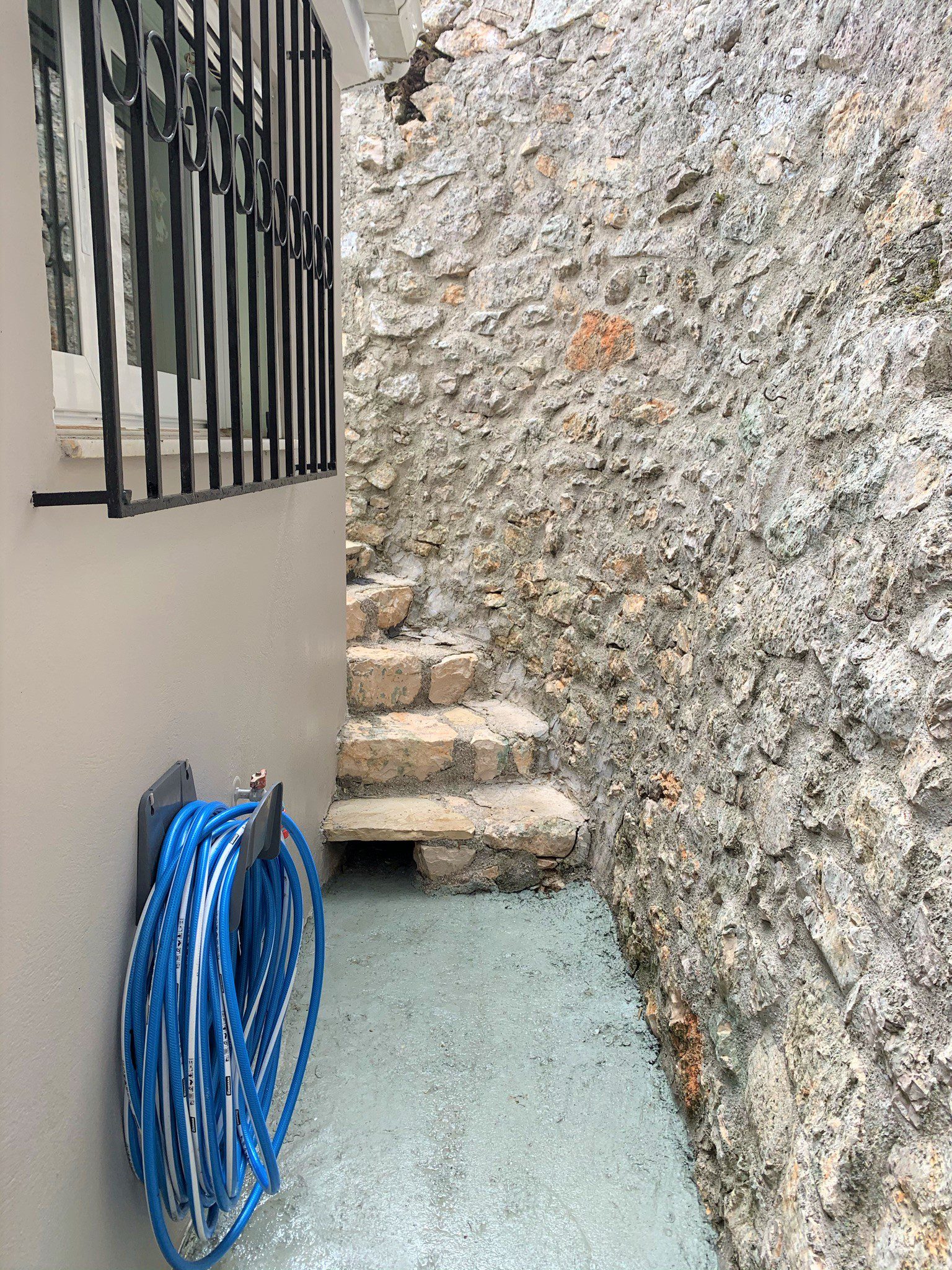 Back path of house for sale in Ithaca Greece, Perachori