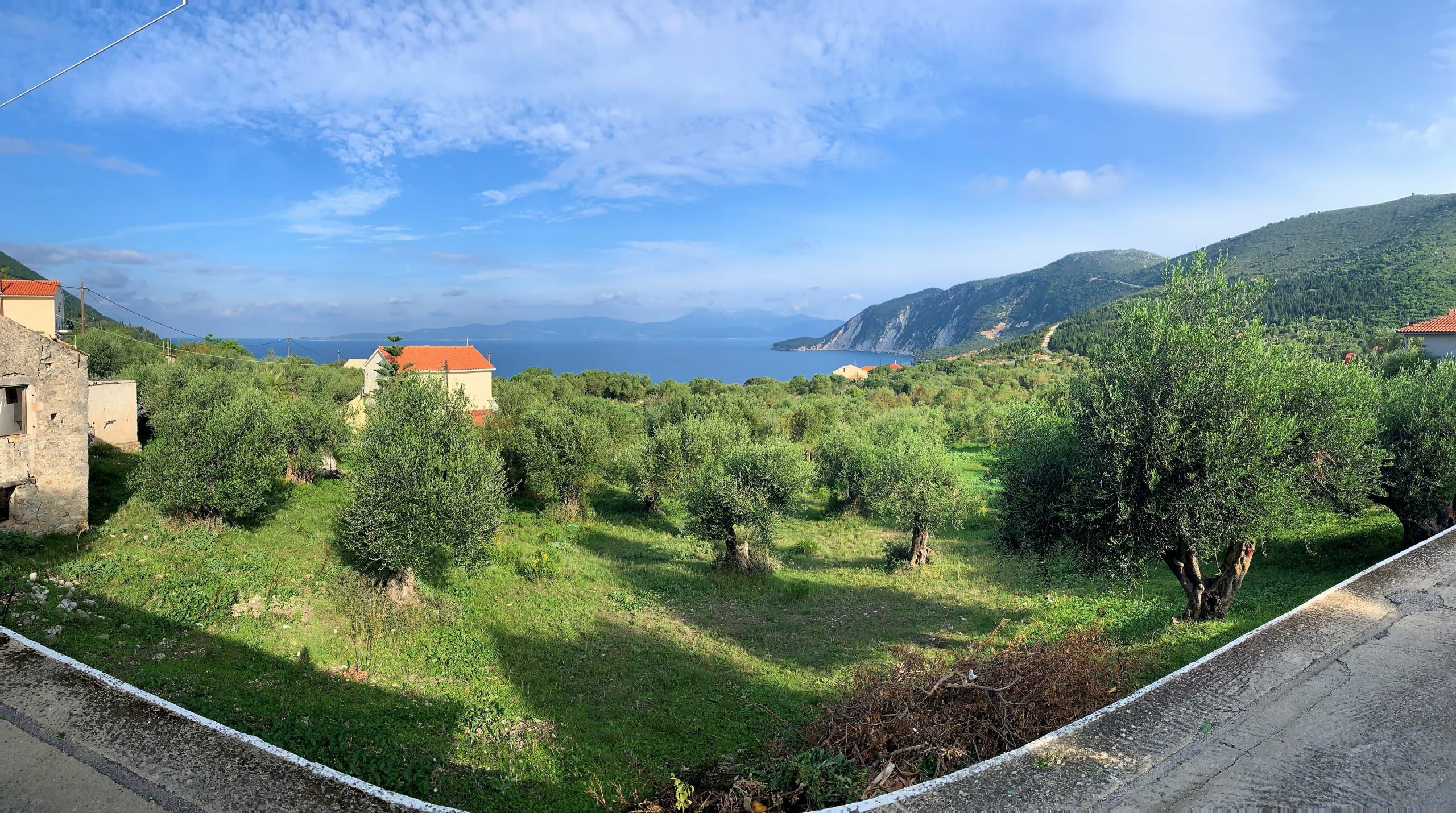 View from house for sale in Ithaca Greece Ag. Saranda