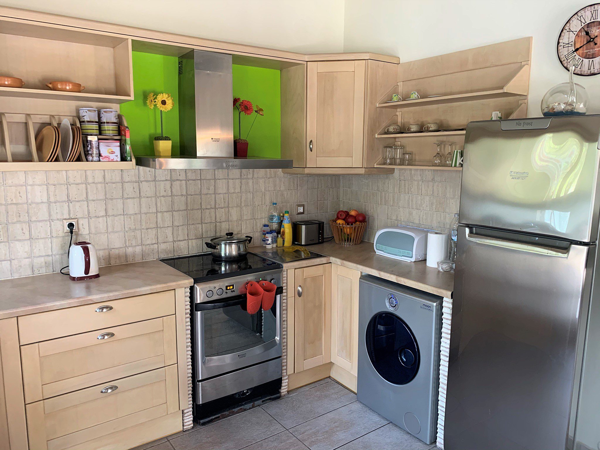 Interior kitchen of house for sale in Ithaca Greece Lefki