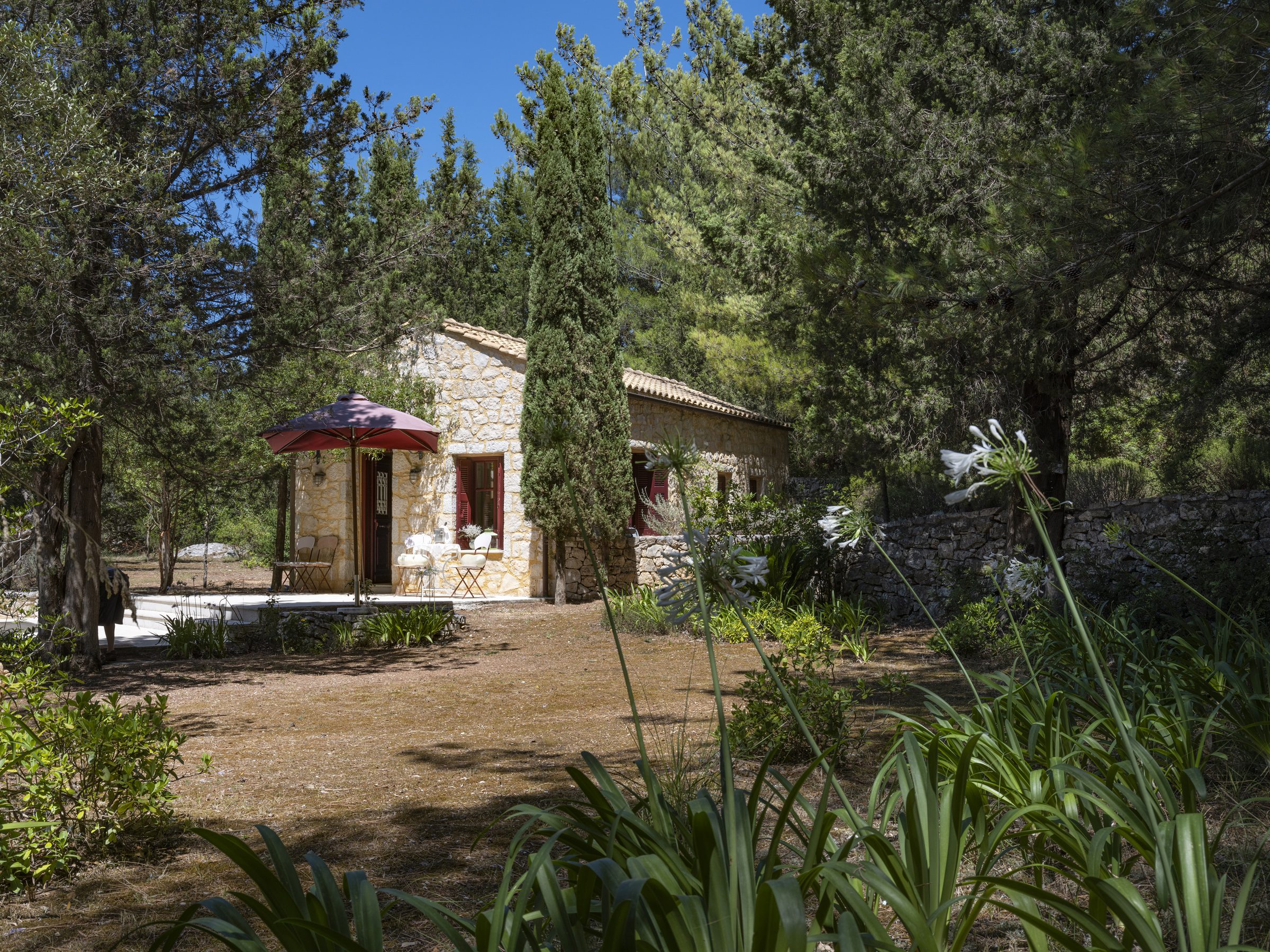 Exterior of house for rent in Ithaca Greece Vathi
