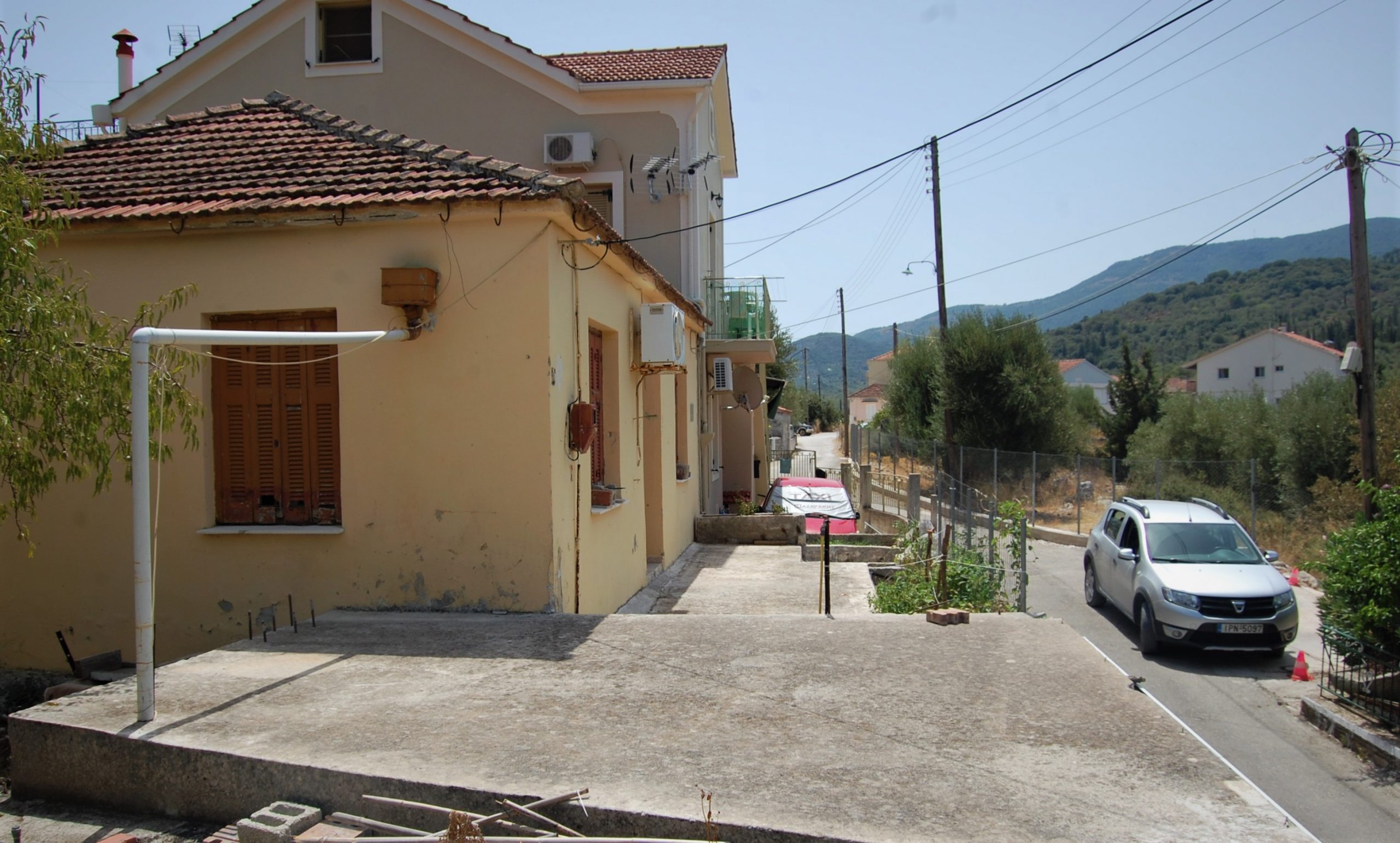 Outside space of house for sale Ithaca Greece, Vathi