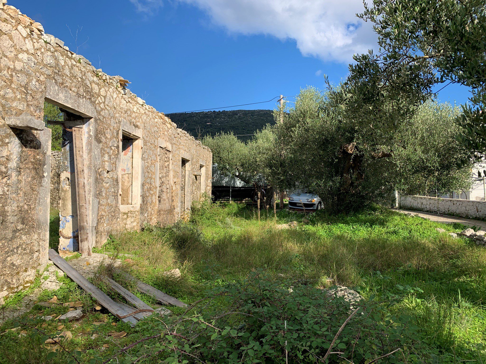 Stone ruin for sale in Ithaca Greece, Lahos