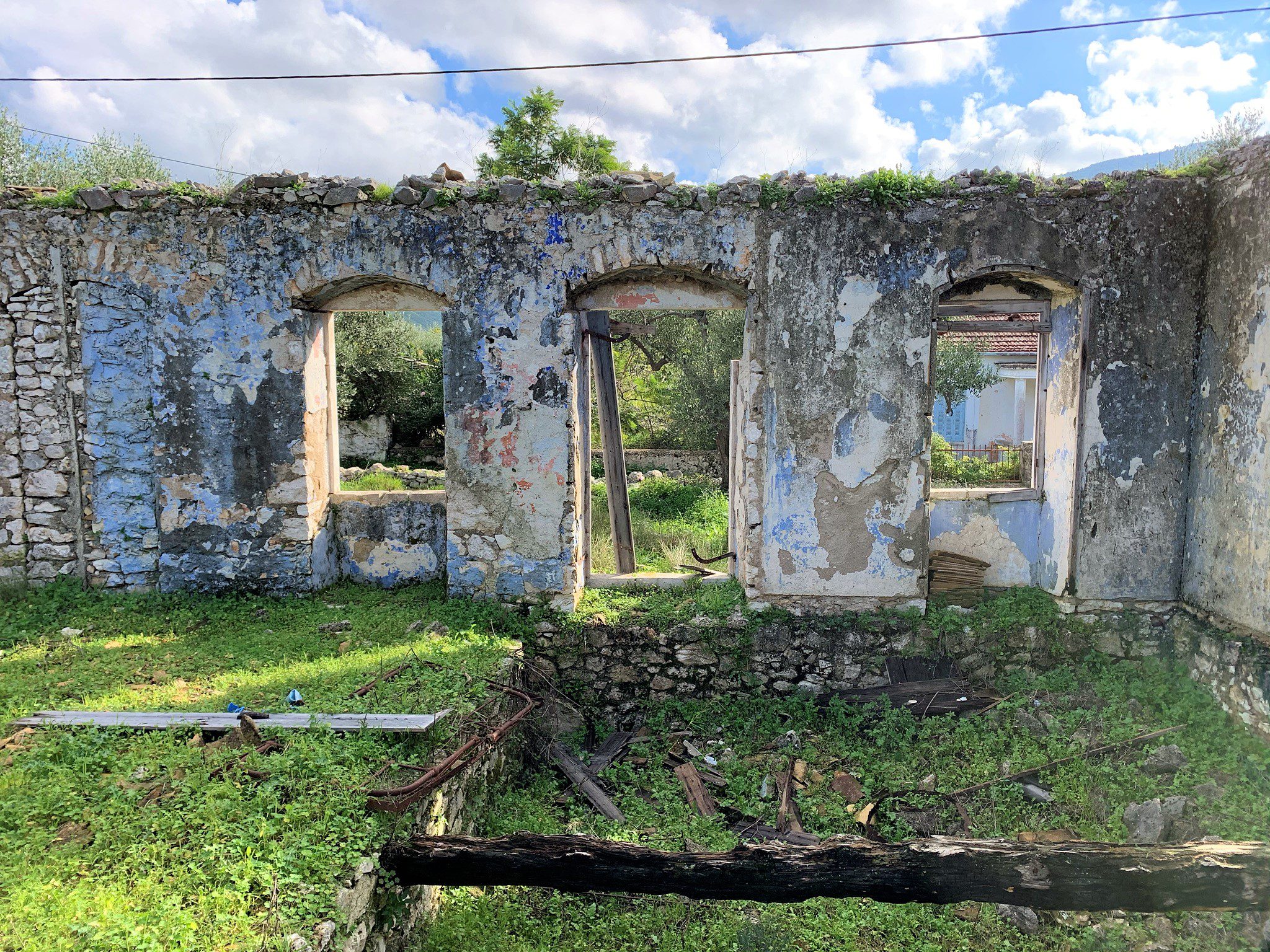Stone ruin for sale in Ithaca Greece, Lahos